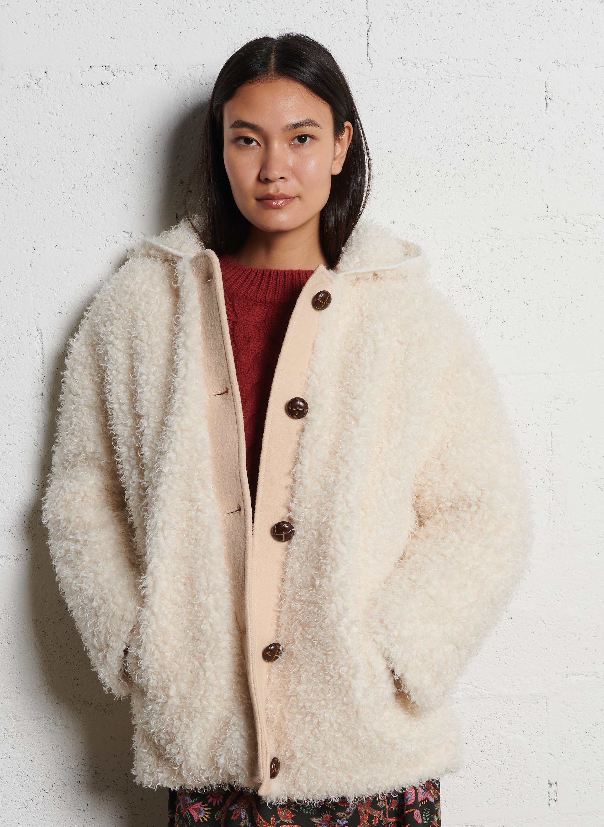 Manteau à capuche LOUISE MISHA Beige