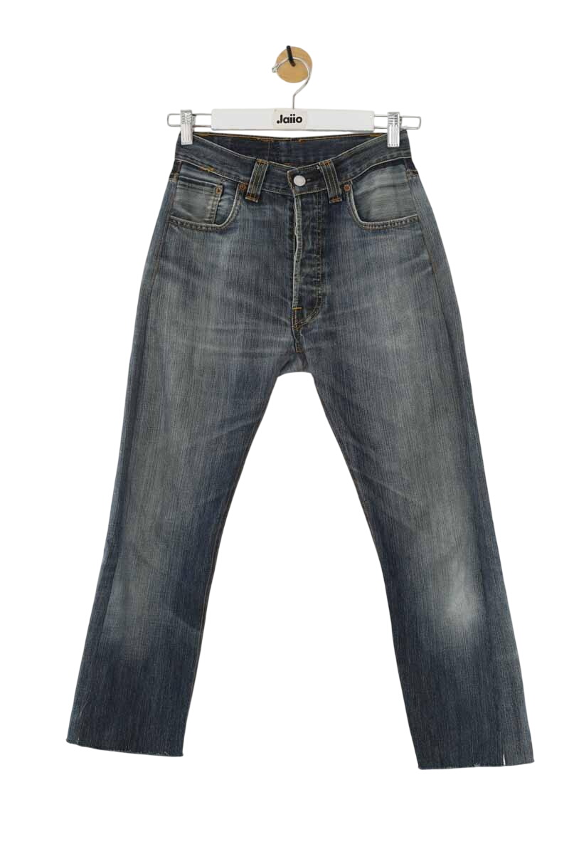 Cotton straight jeans LEVI'S - Seconde main Blue