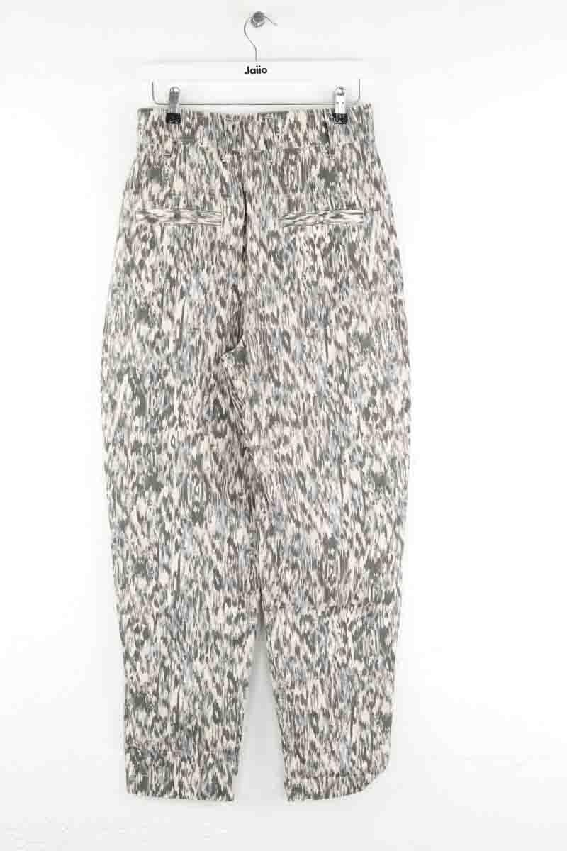 Slim-fit cotton cargo pants ISABEL MARANT ÉTOILE - SECONDE MAIN Multicolored