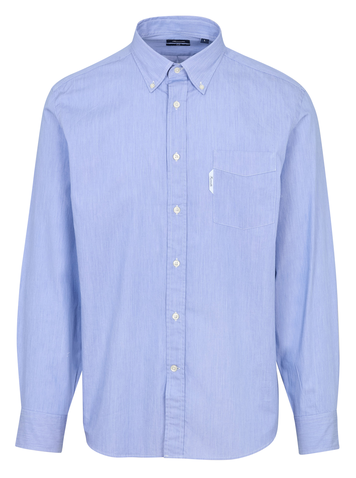 Chemise droite en coton FACONNABLE Bleu