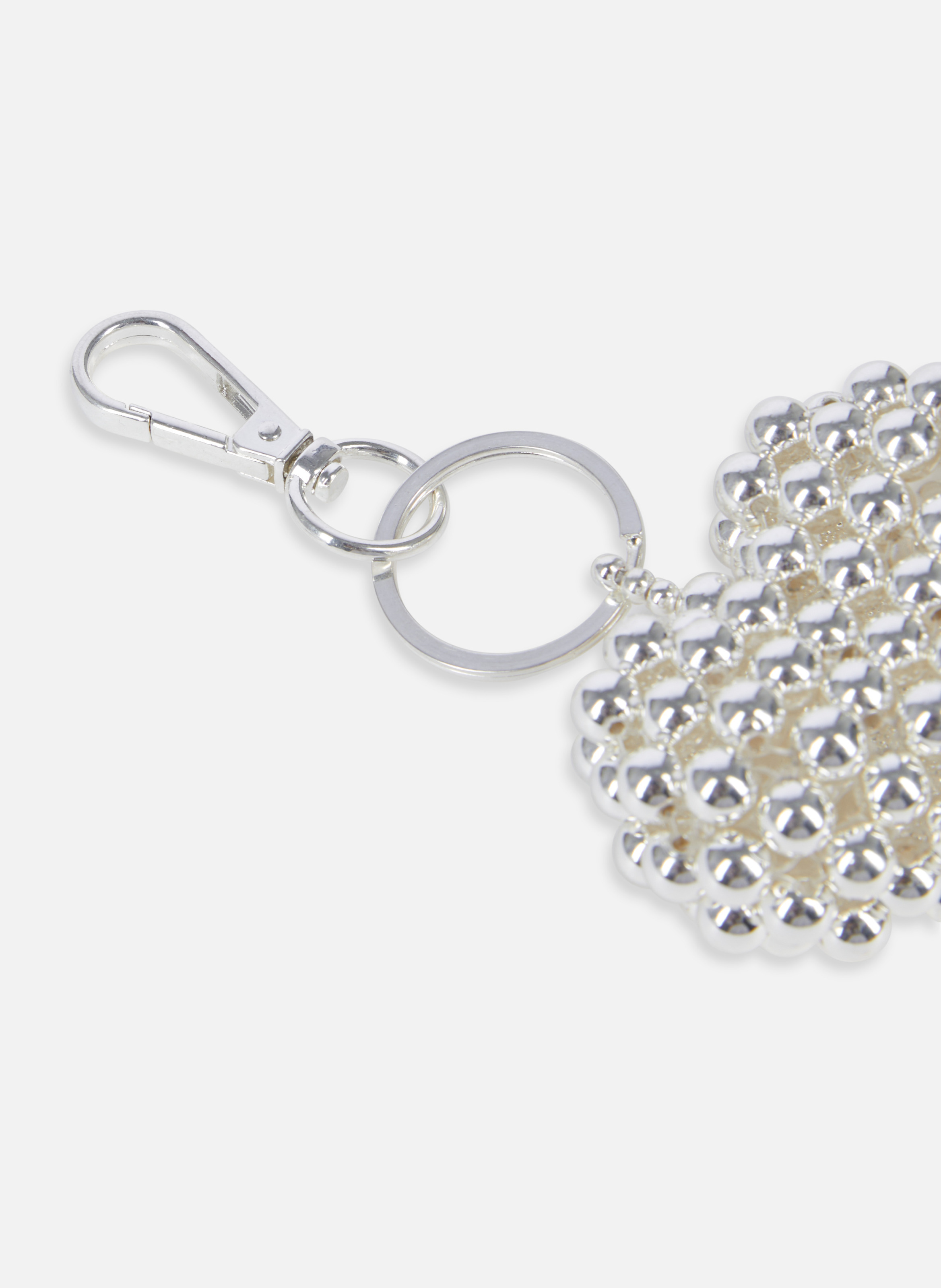 Heart bag charm THE KOOPLES Silver