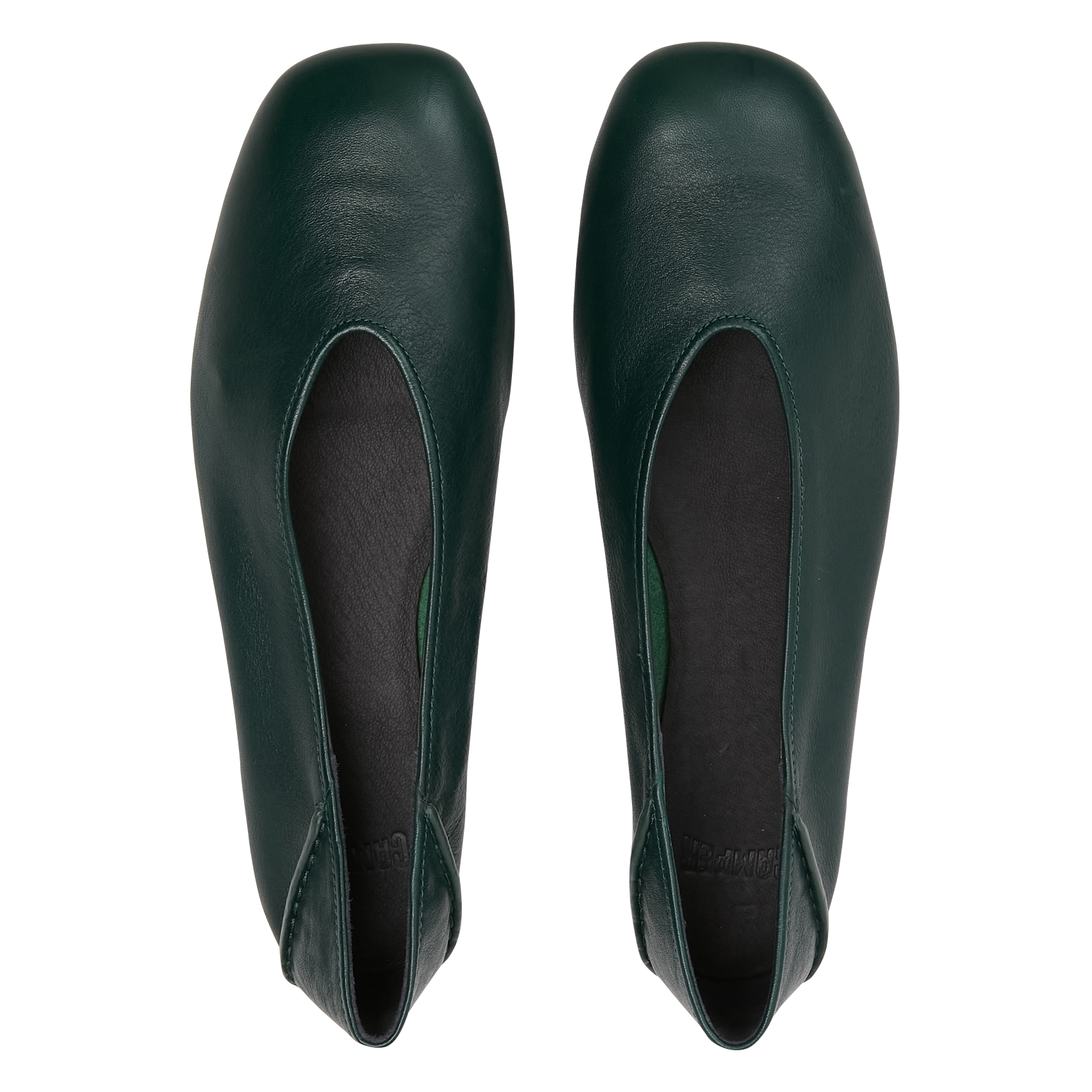 Ballerines en cuir CAMPER Vert