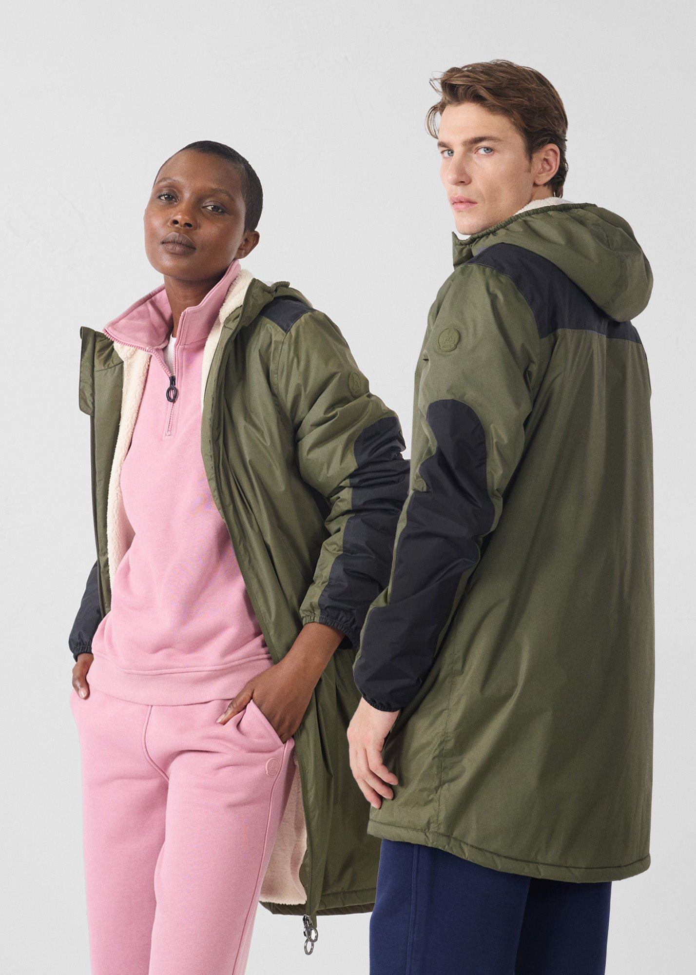 Long Sherpa Hallin Raincoat JOTT Green