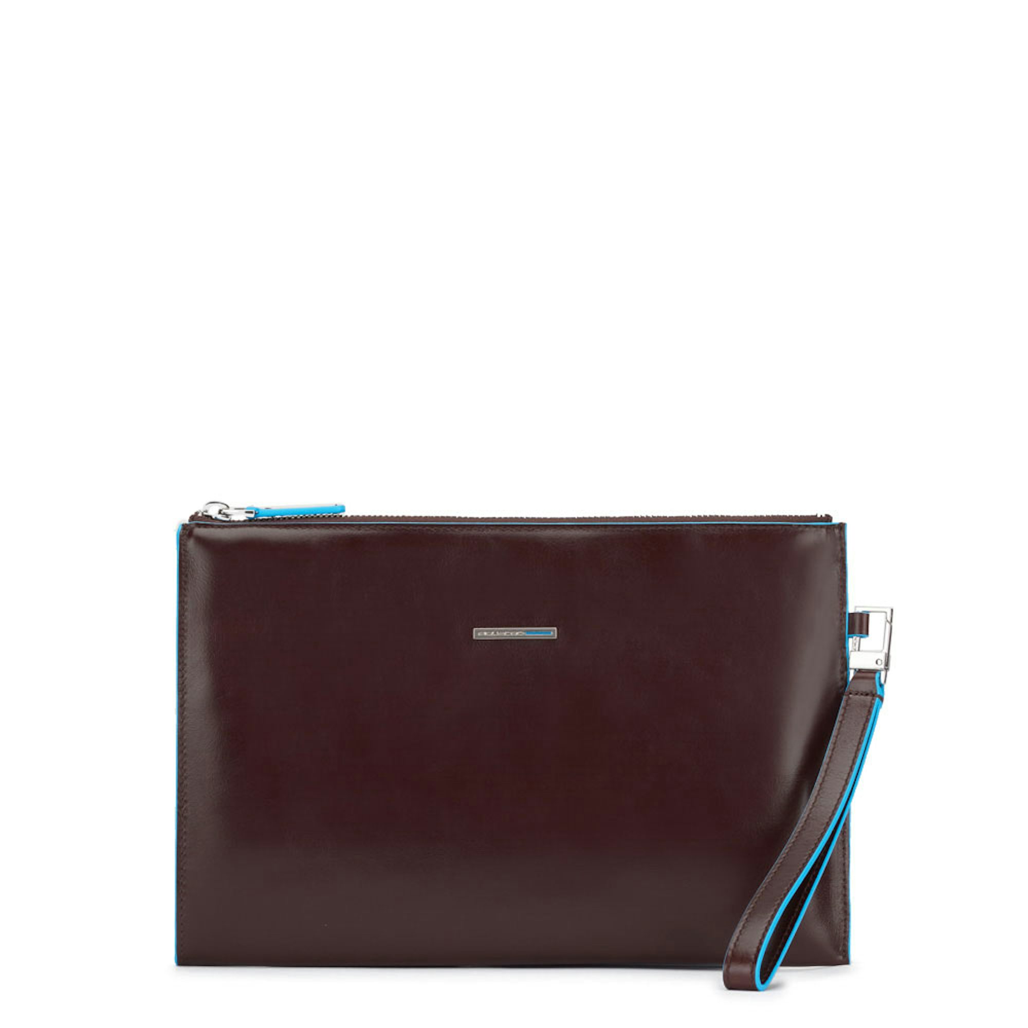 Leather bag PIQUADRO Brown