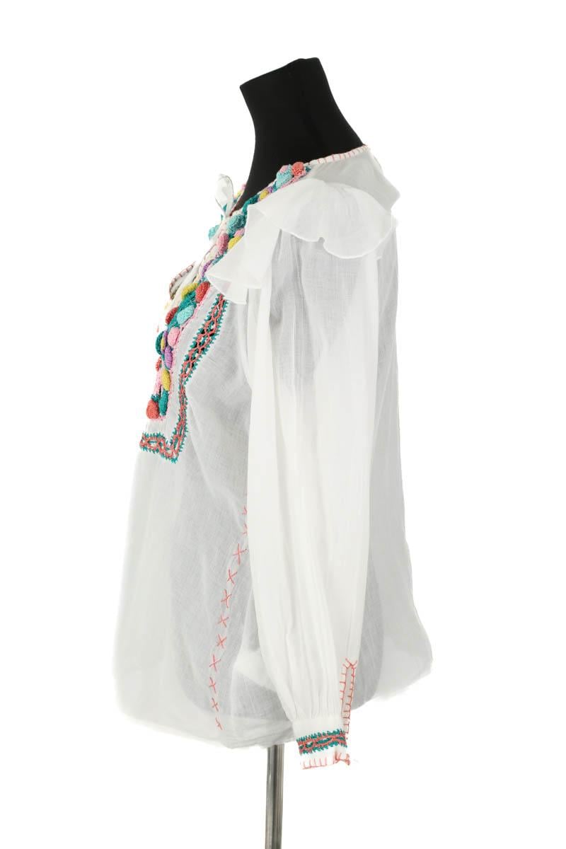 Cotton blouse ANTIK BATIK - Seconde Main White