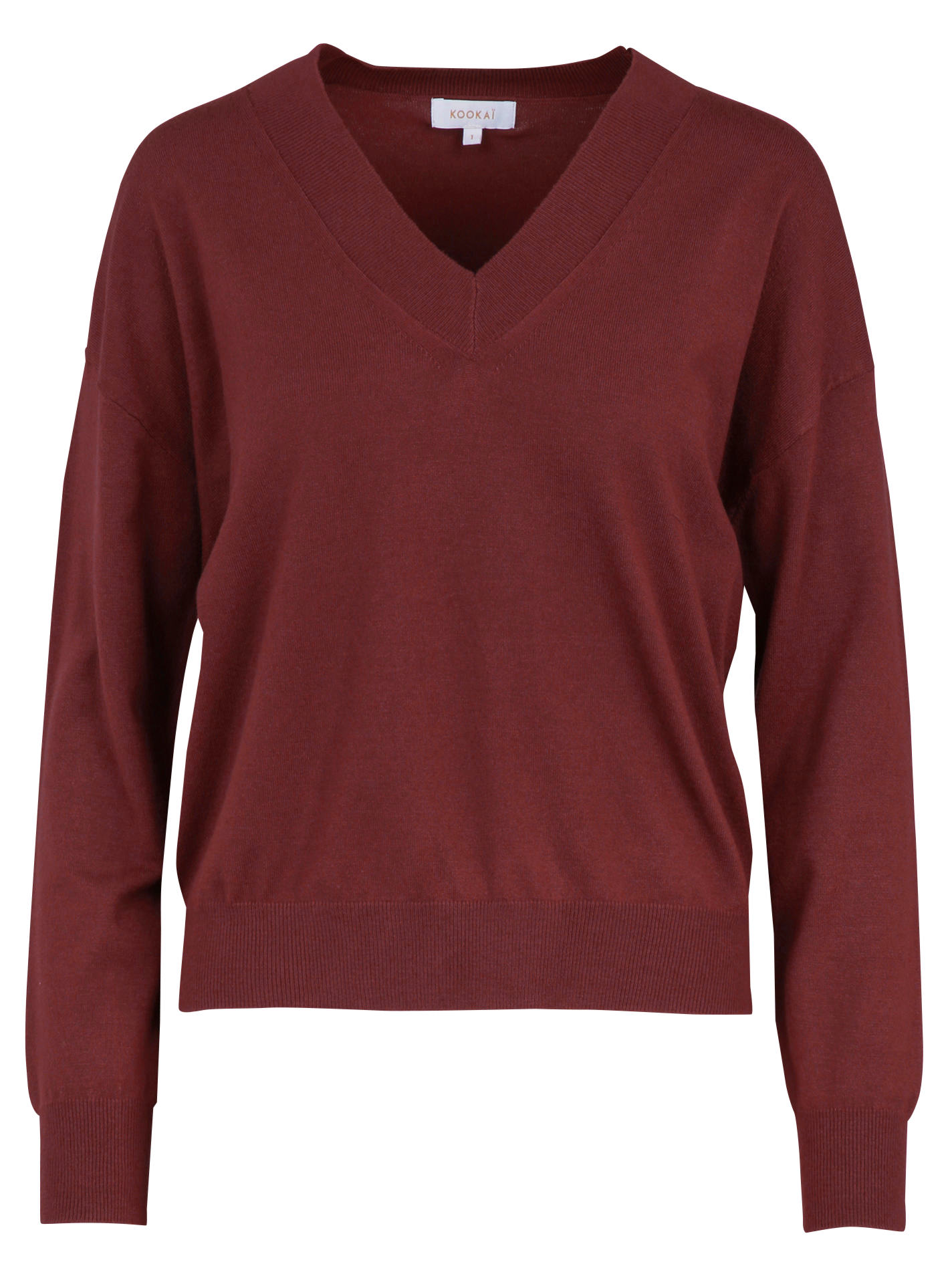 Pullover mit V-Ausschnitt KOOKAI Rot