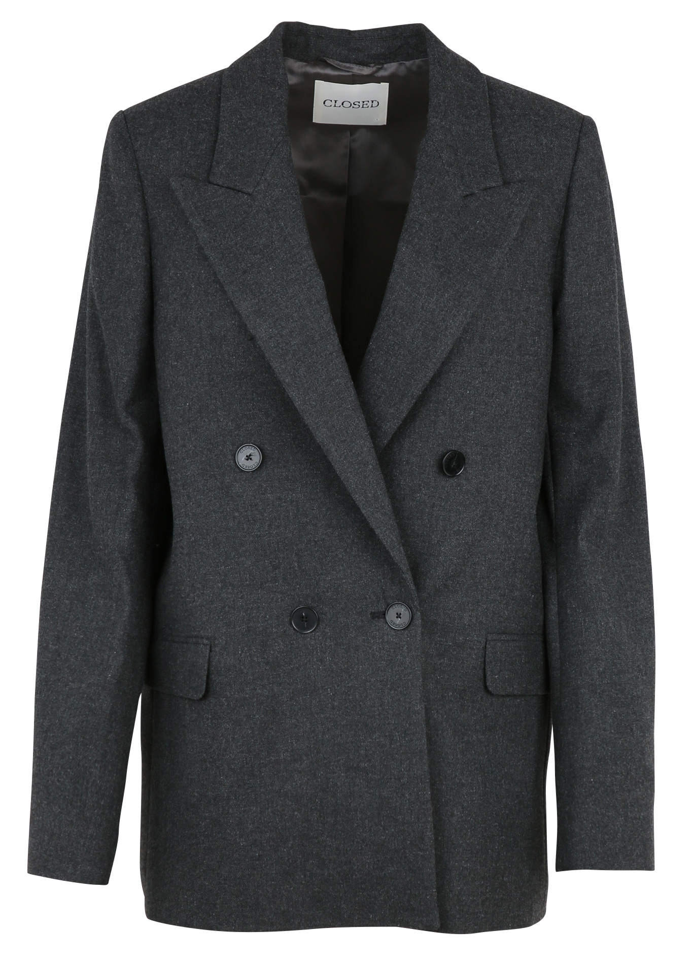 Veste de tailleur droite  CLOSED Gris
