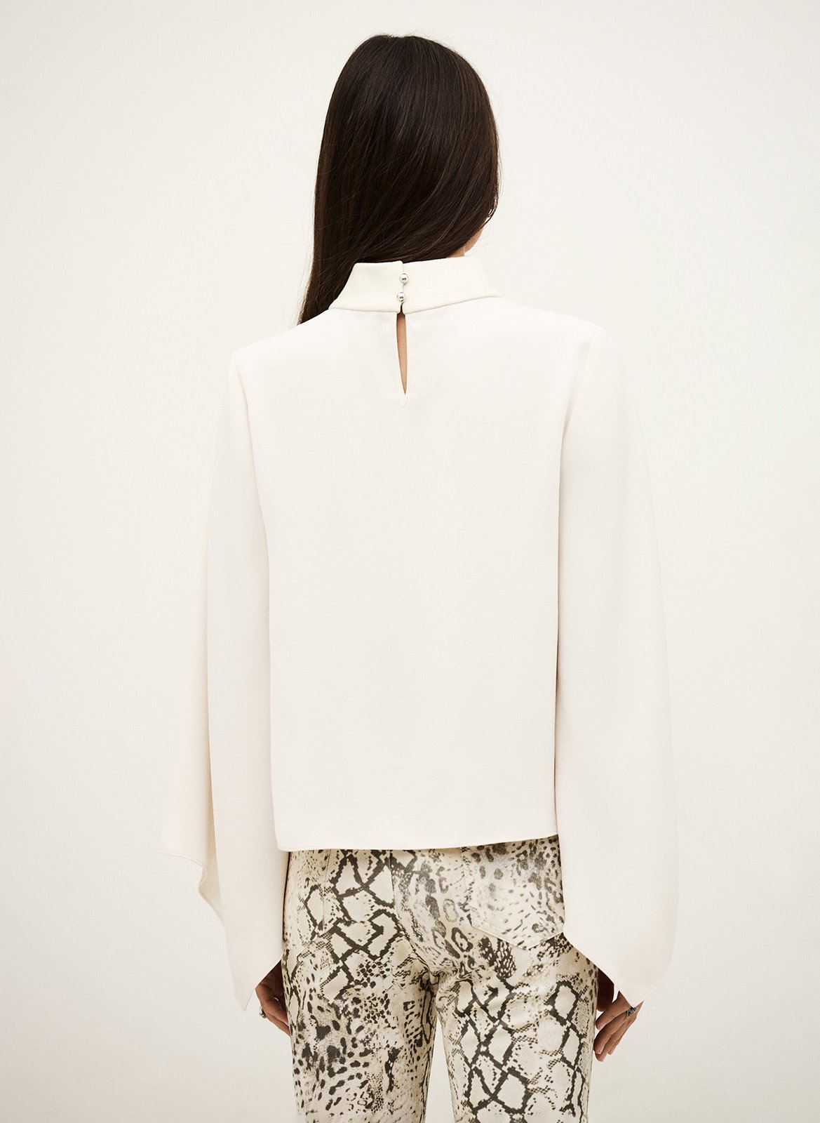 High-neck blouse BA&SH Beige