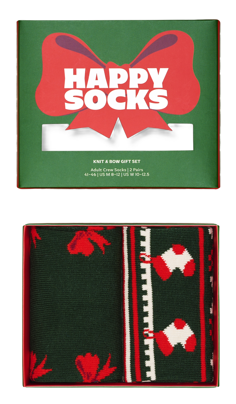 Pack aus bedruckten Baumwollmischsocken HAPPY SOCKS Grun