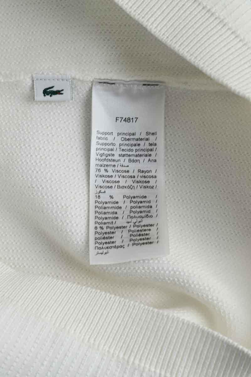 Azawood sleeveless top LACOSTE - SECONDE MAIN White
