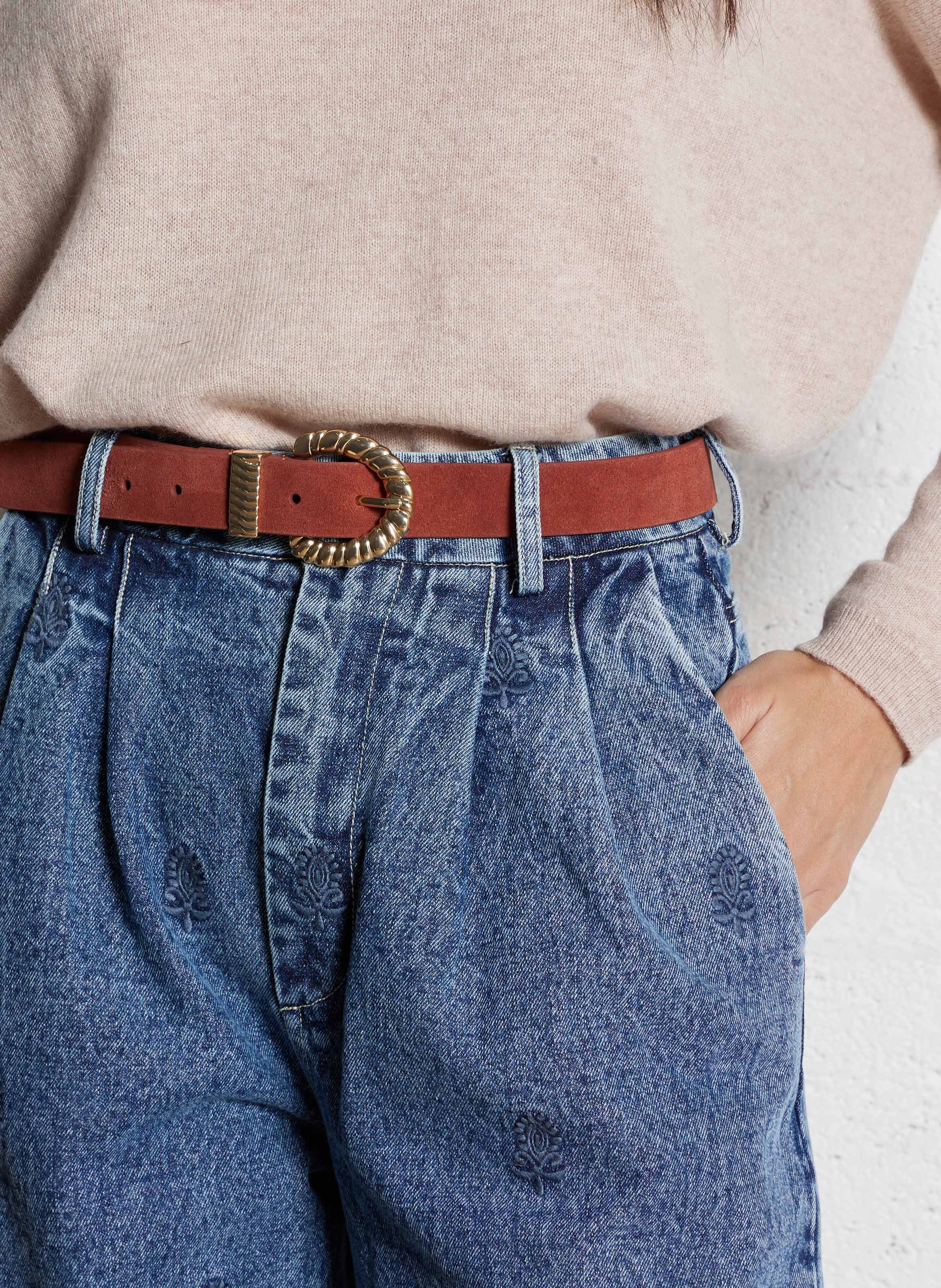 Ceinture en cuir  I CODE Rouge