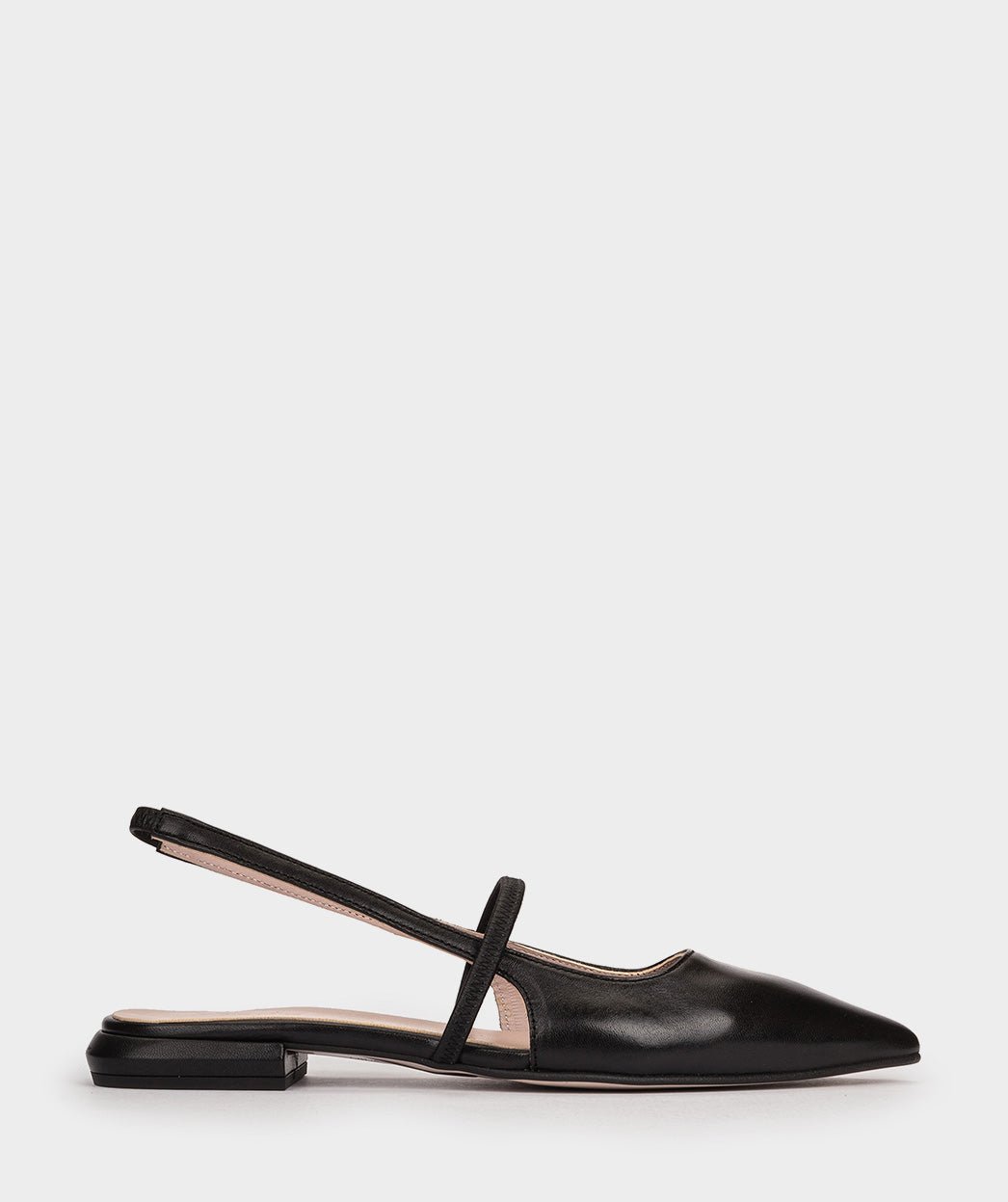 Ballet flats in black leather. PEDRO MIRALLES Black