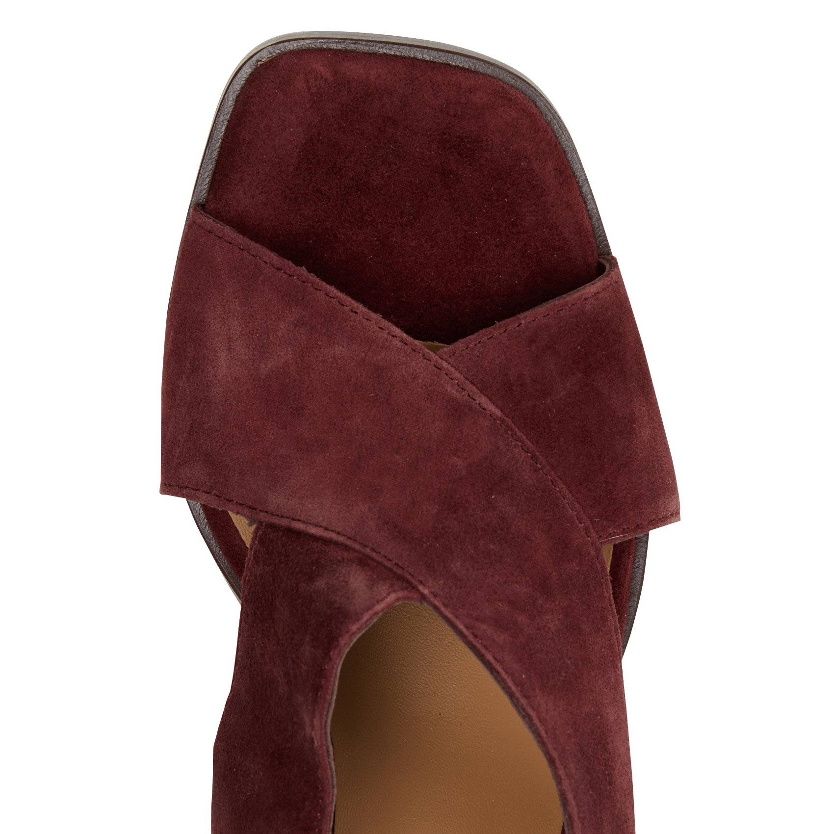 Suède sandalen met hak BOCAGE Violet