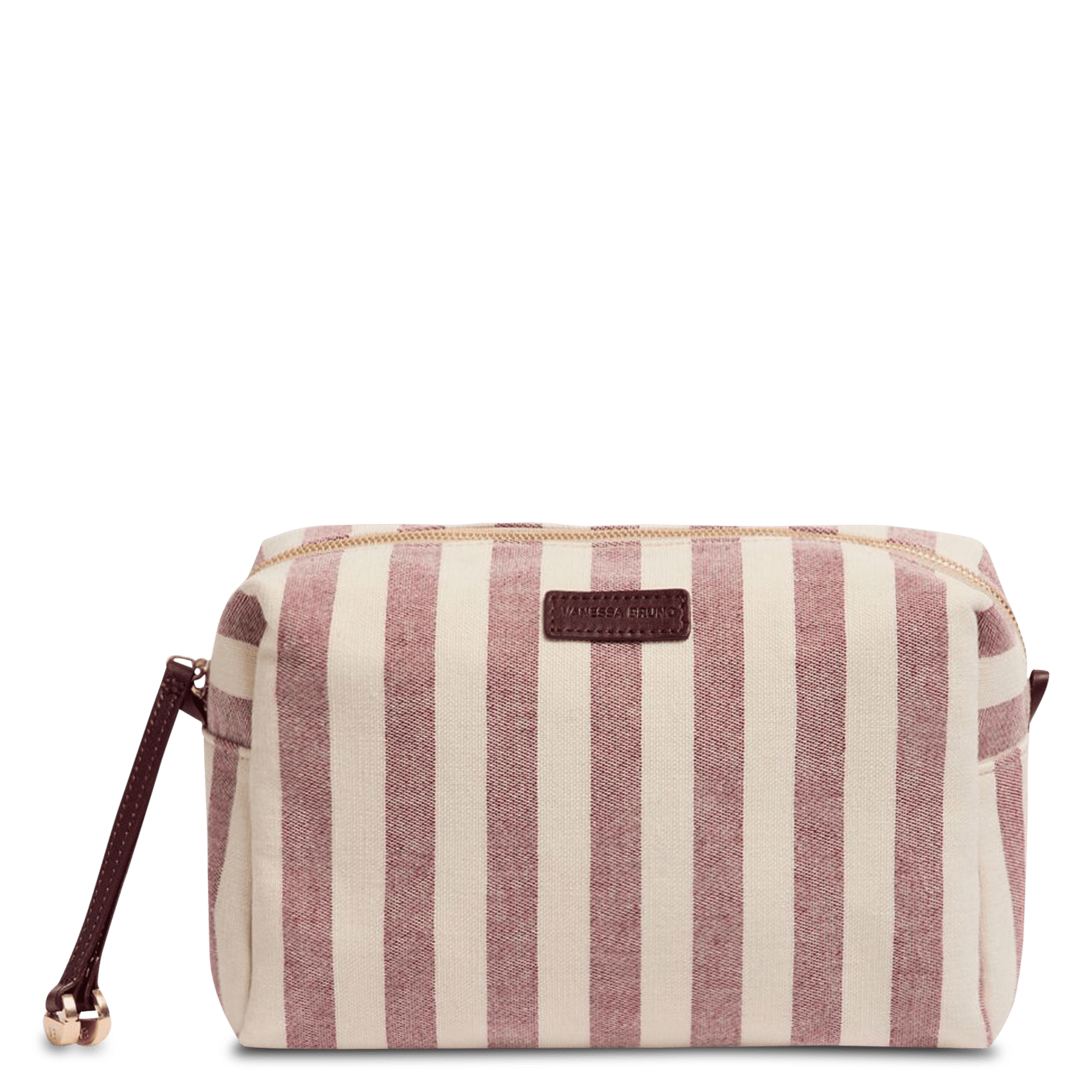 Trousse rayée en coton mélangé VANESSA BRUNO Rouge