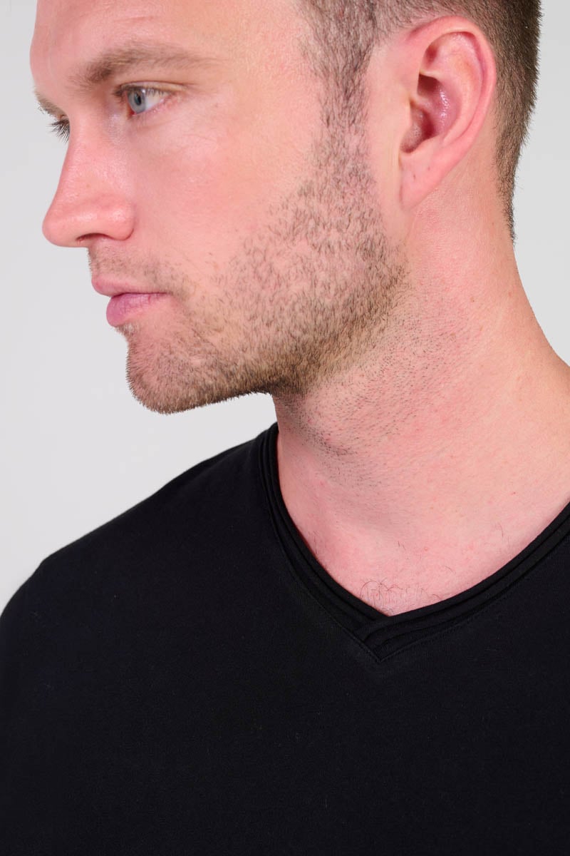 Tommy Badge T-shirt LE TEMPS DES CERISES Black