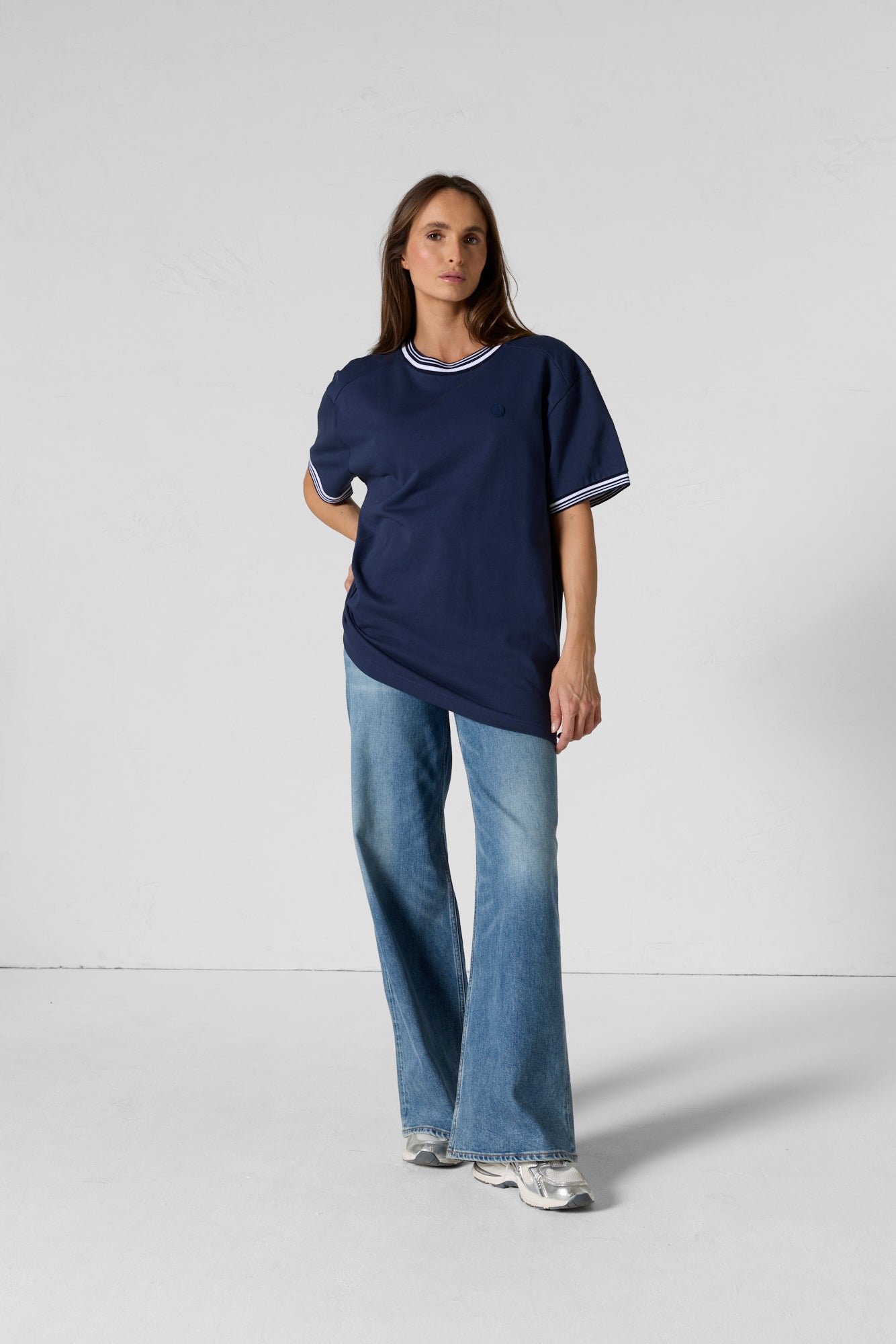 Round neck unisex T-shirt Ley JOTT Blue