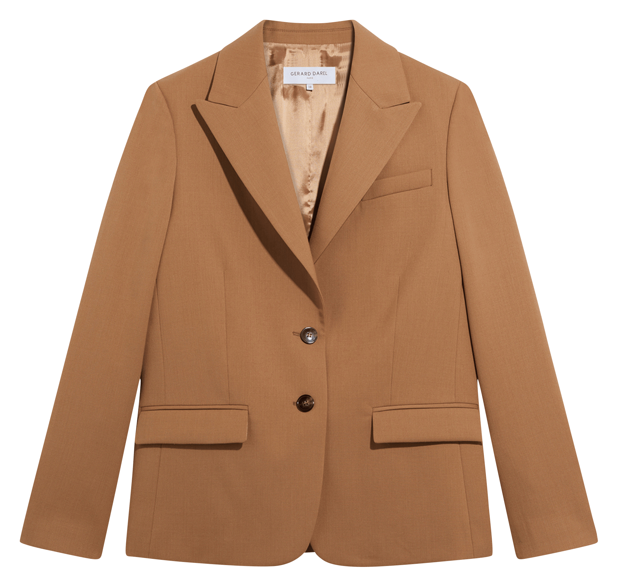 Veste tailleur droite GERARD DAREL Marron