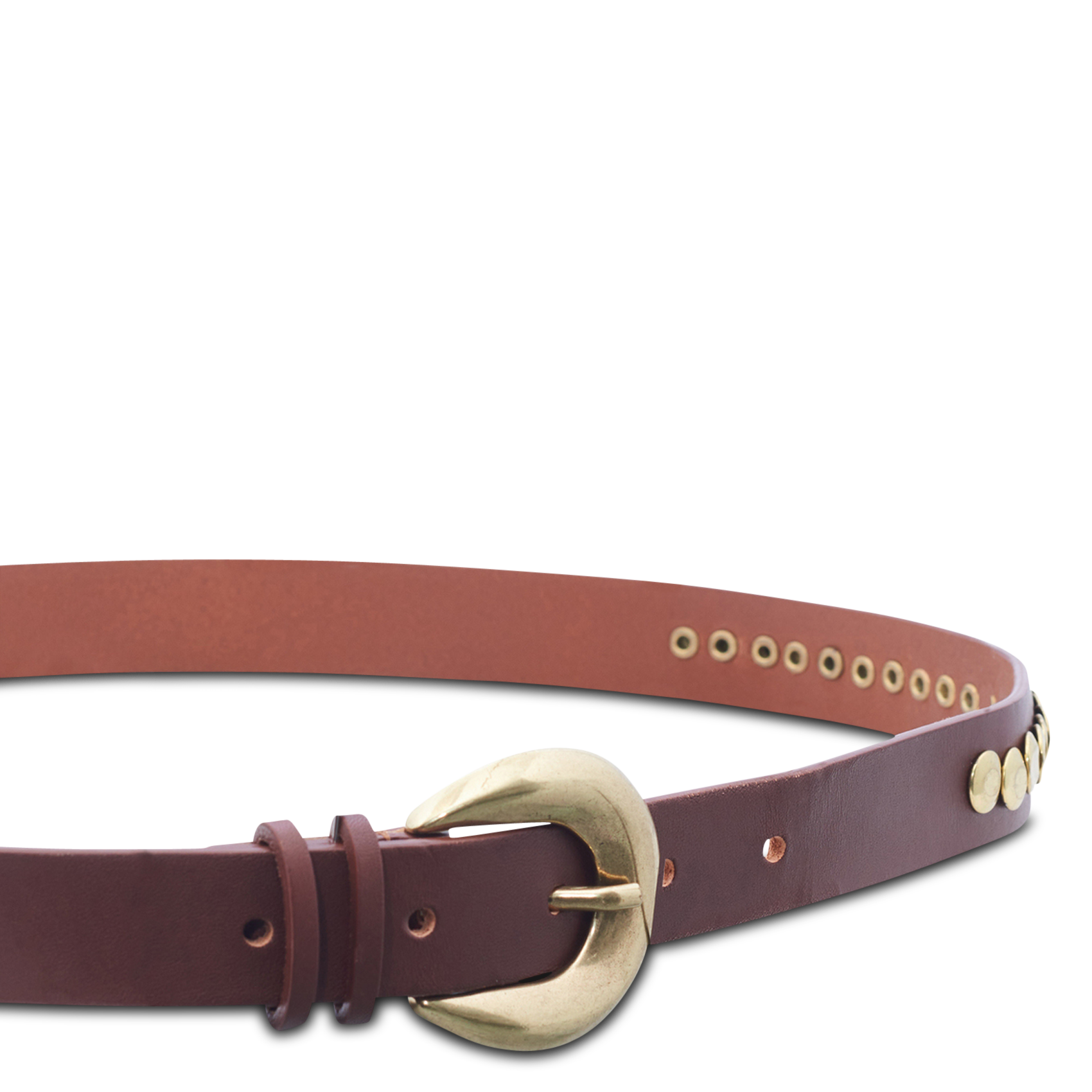 Leather belt  PABLO Red