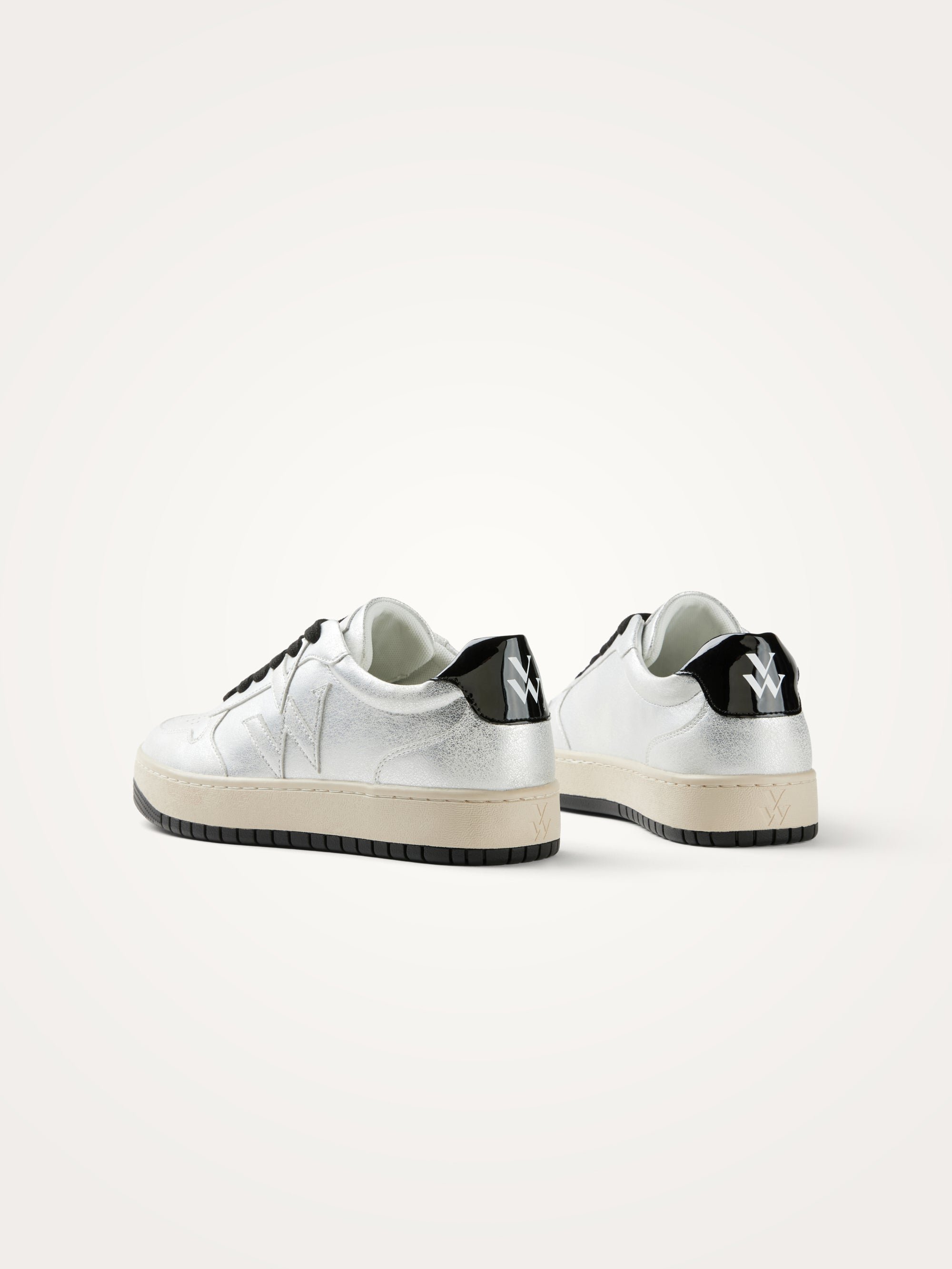 Monogram thick sole sneakers VANESSA WU Silver