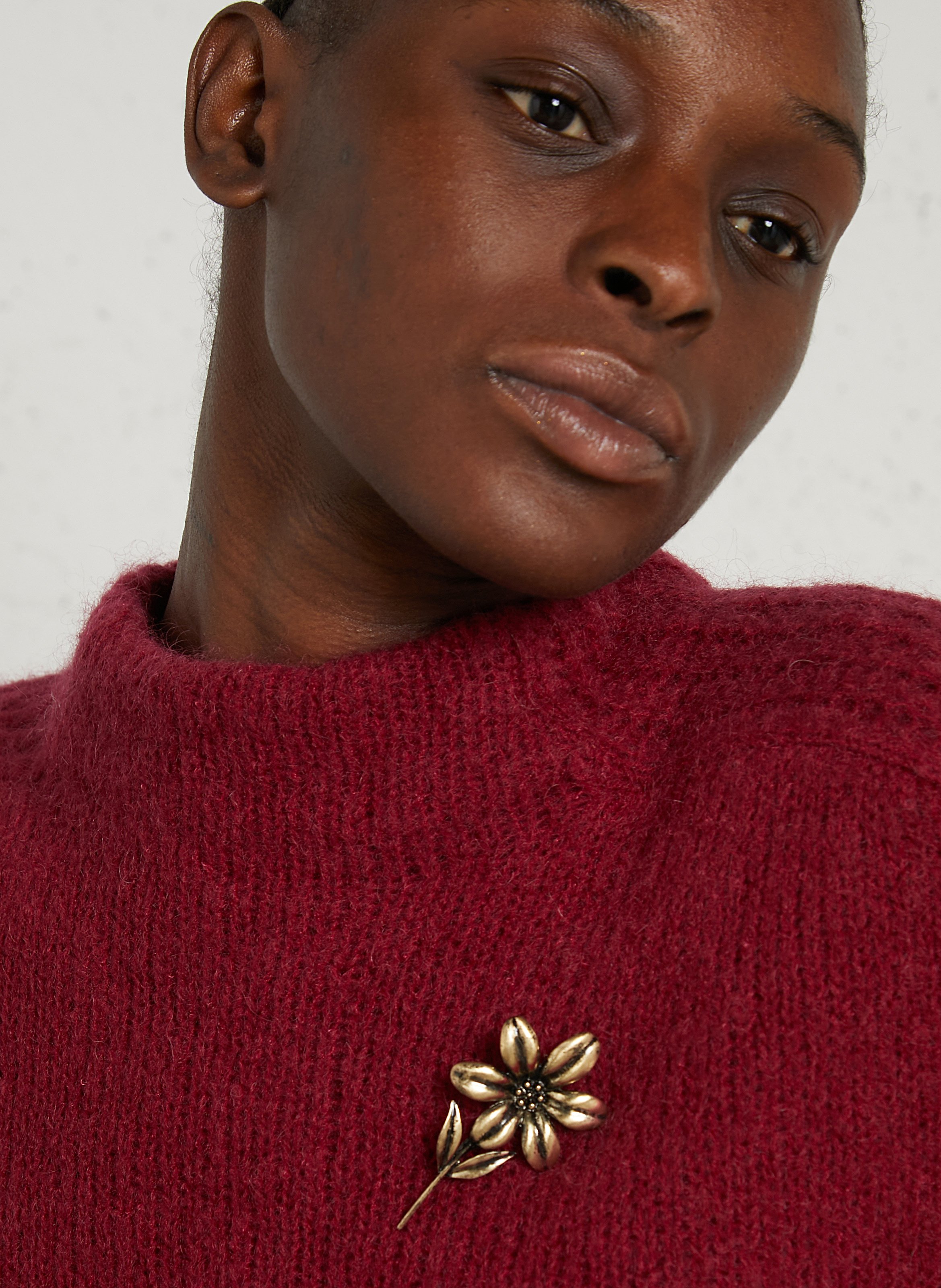 Flower brooch NICE THINGS Golden