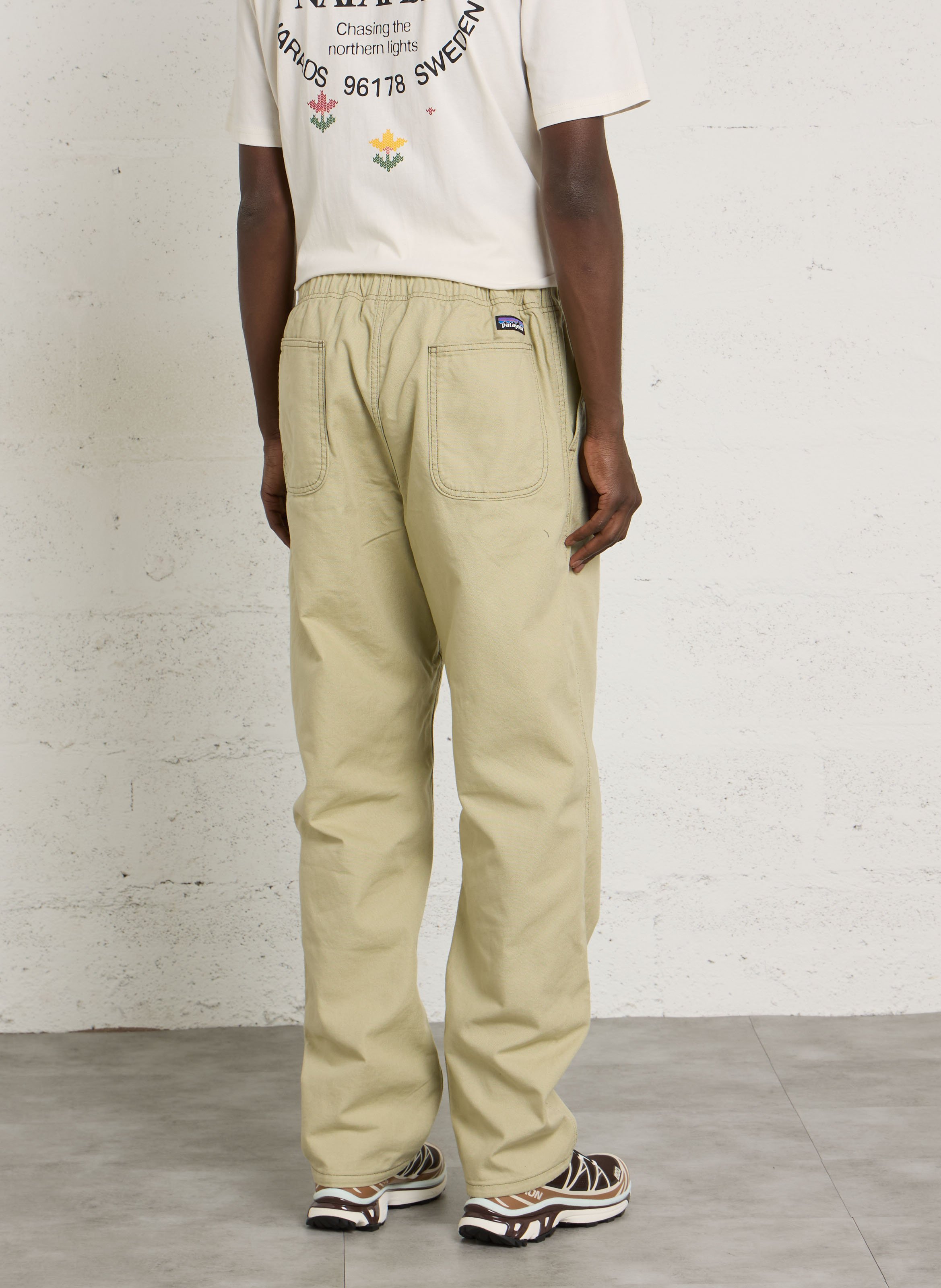 Gerade geschnittene Baumwollhose PATAGONIA Beige