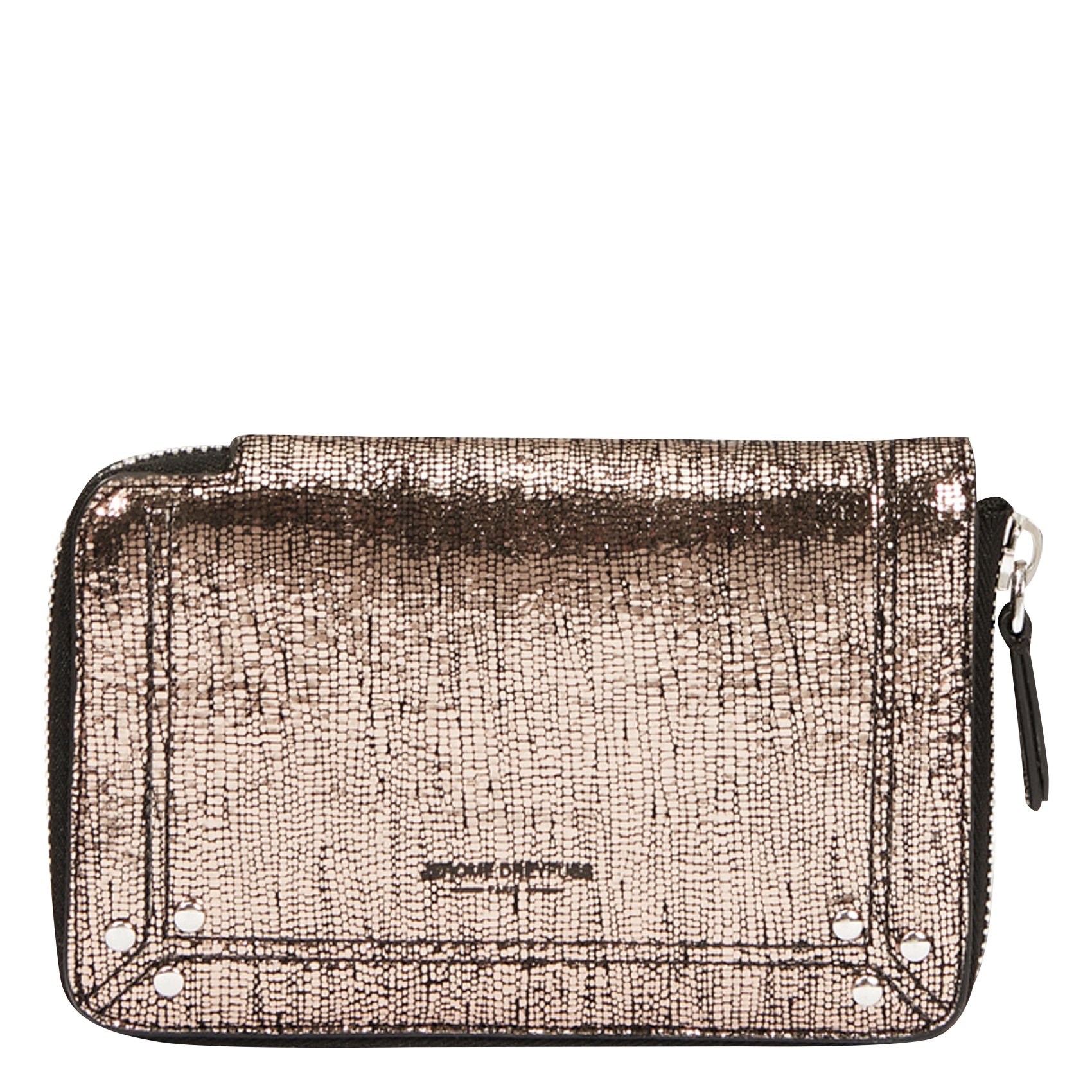 Portefeuille en cuir JEROME DREYFUSS Argent