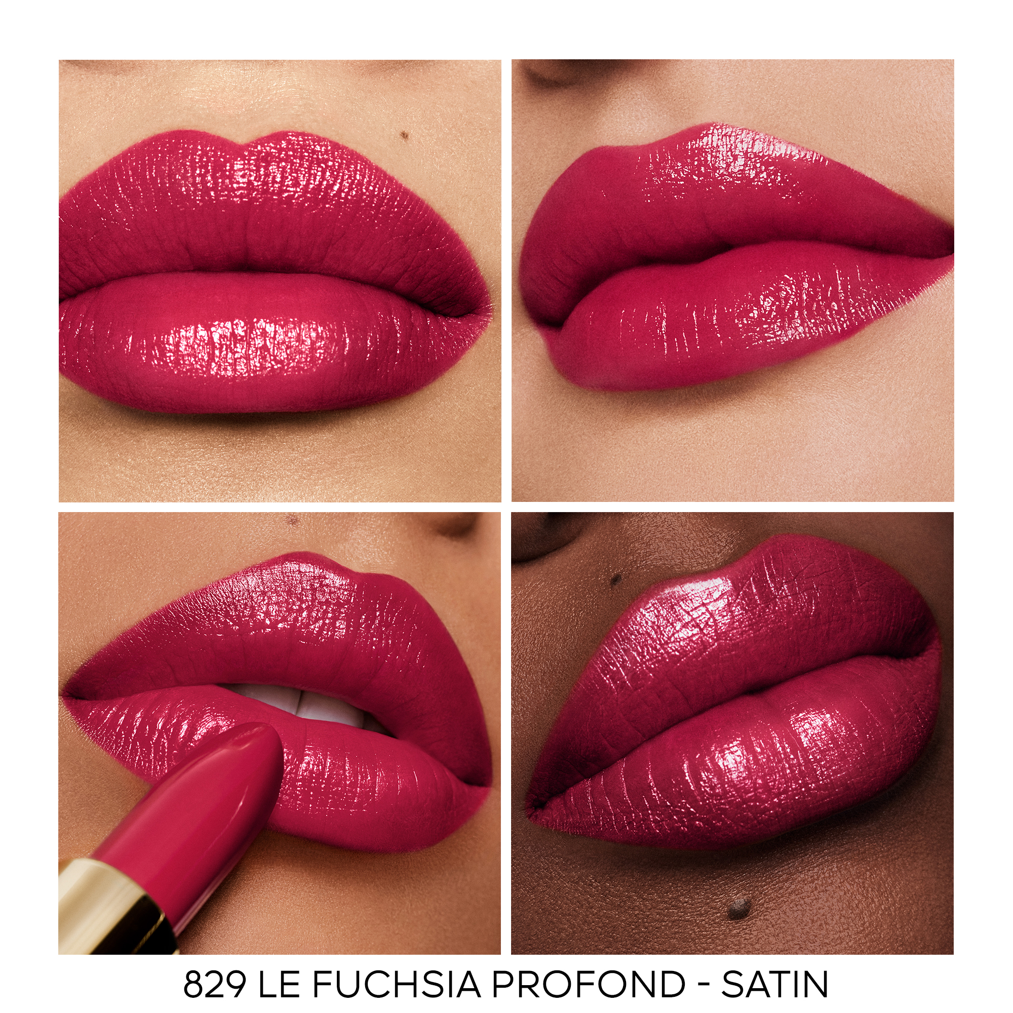 829 LE FUCHSIA PROFOND SATIN ROUGE G Refill Customizable Lipstick Care