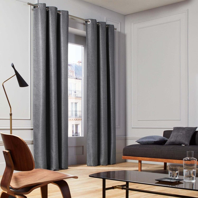 COCONUT - Curtain with eyelets MADURA Grey