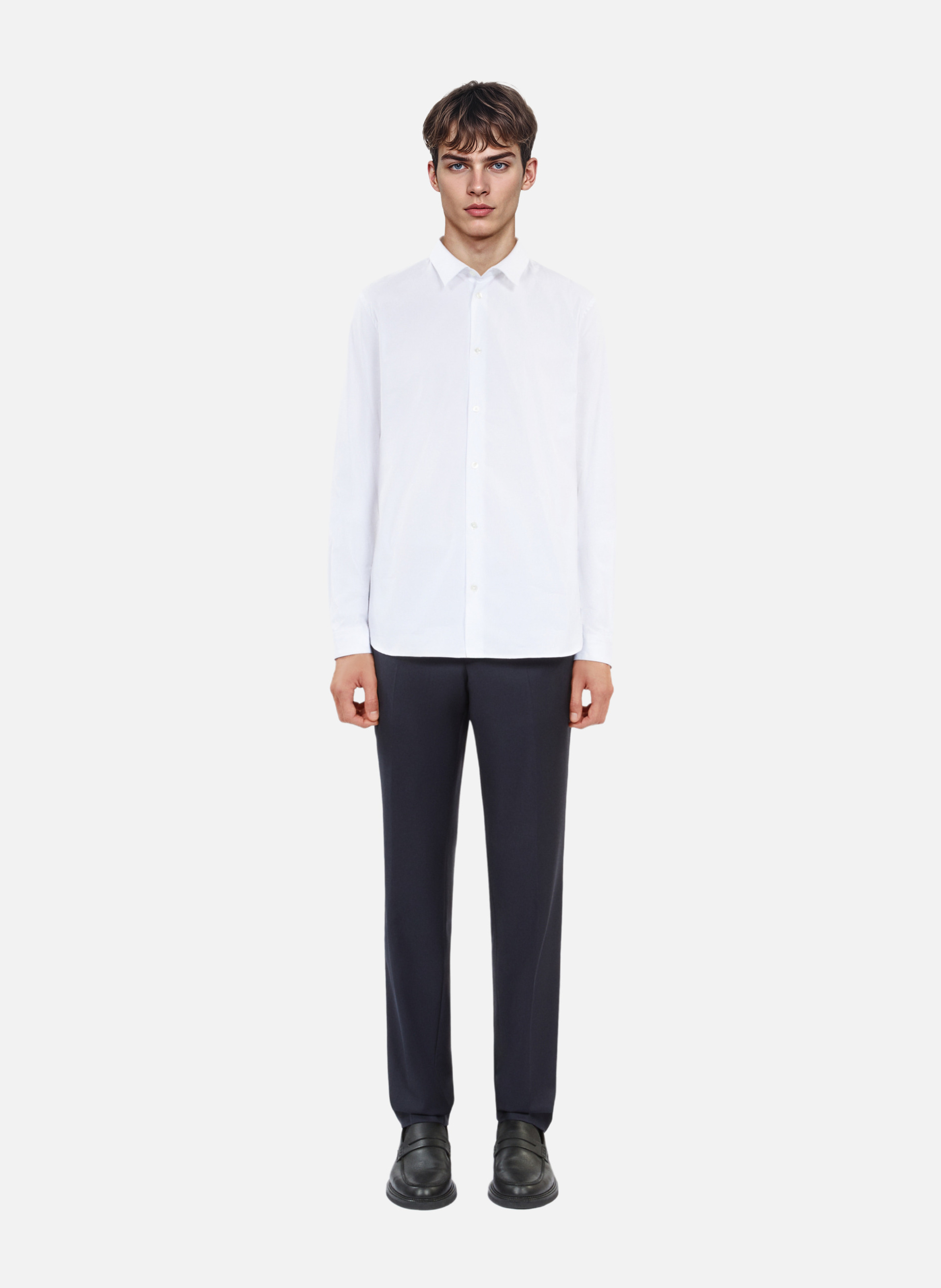 Slim formal dress shirt in poplin fabric THE KOOPLES White