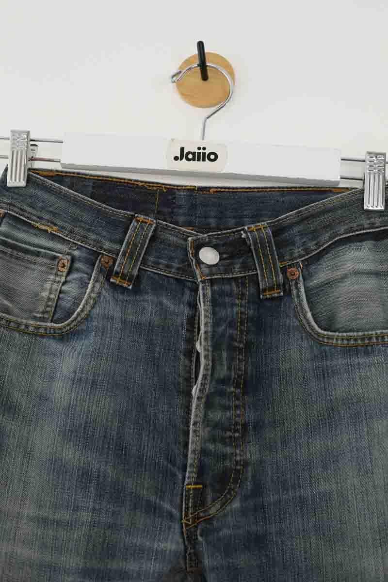 Cotton straight jeans LEVI'S - Seconde main Blue