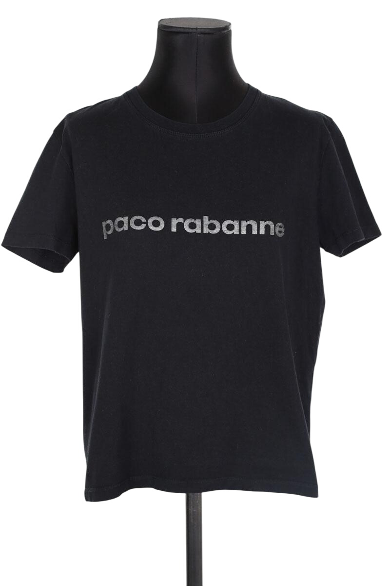 Cotton T-shirt PACO RABANNE - Seconde Main Black
