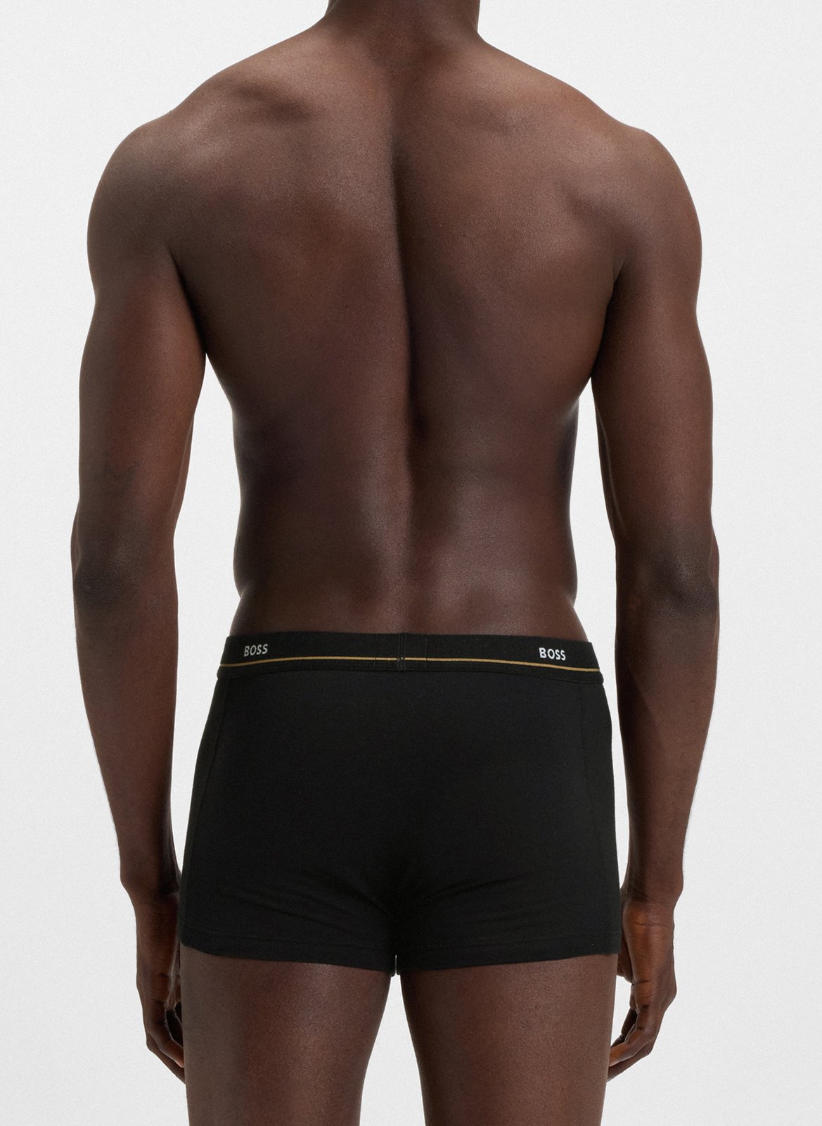 Pack of 5 mixed cotton boxers BOSS Multicolored