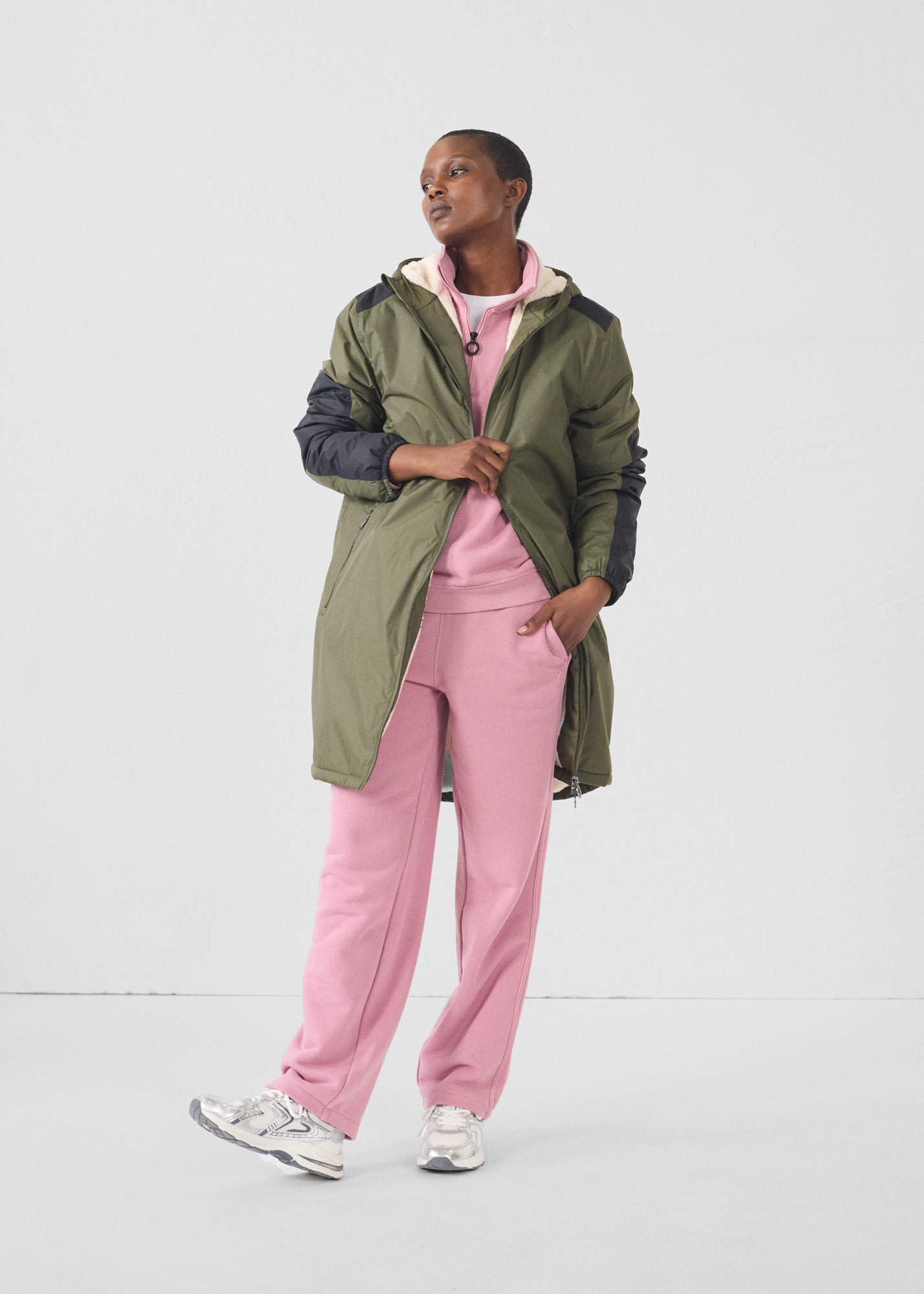 Long Sherpa Hallin Raincoat JOTT Green