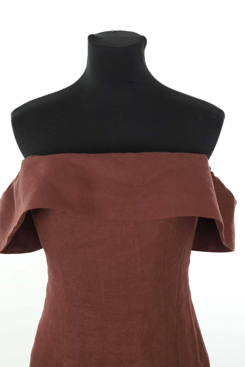 Linen dress SEZANE - Seconde main Brown