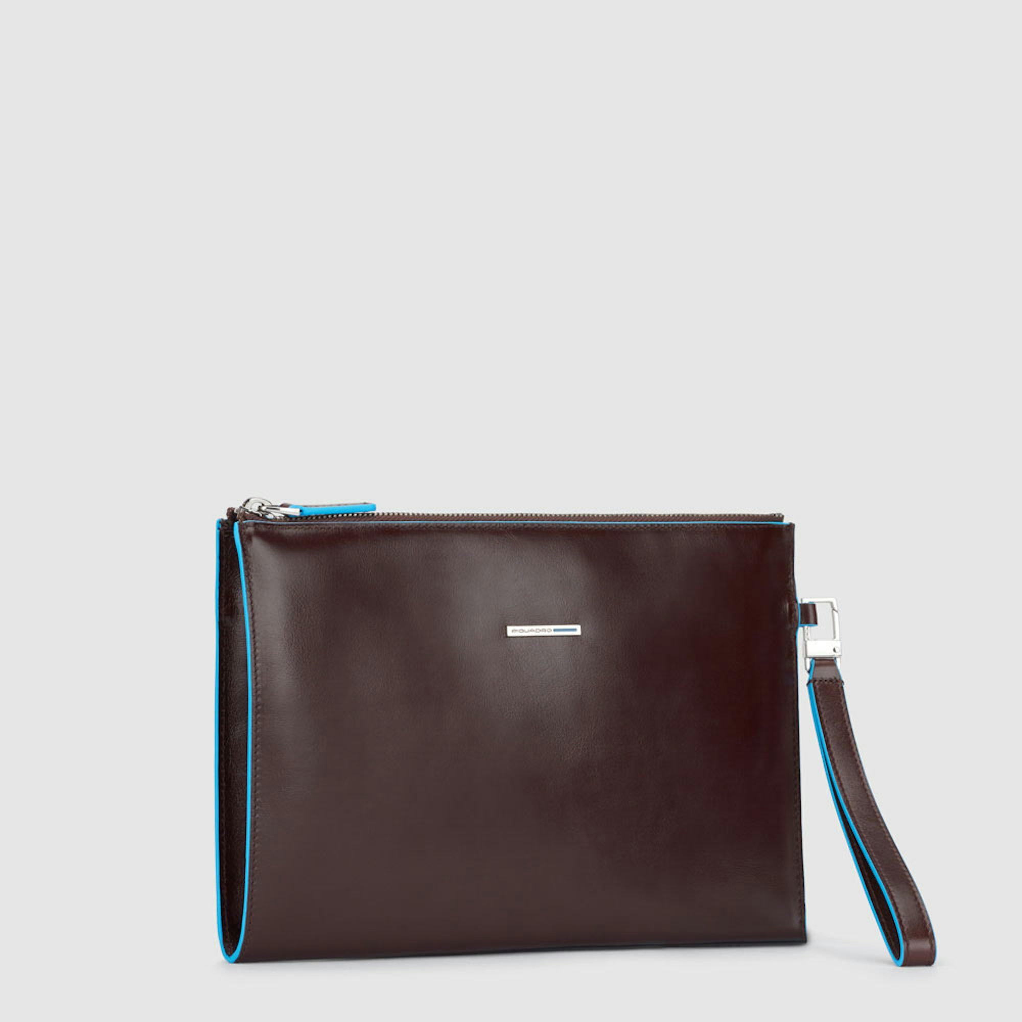 Leather bag PIQUADRO Brown