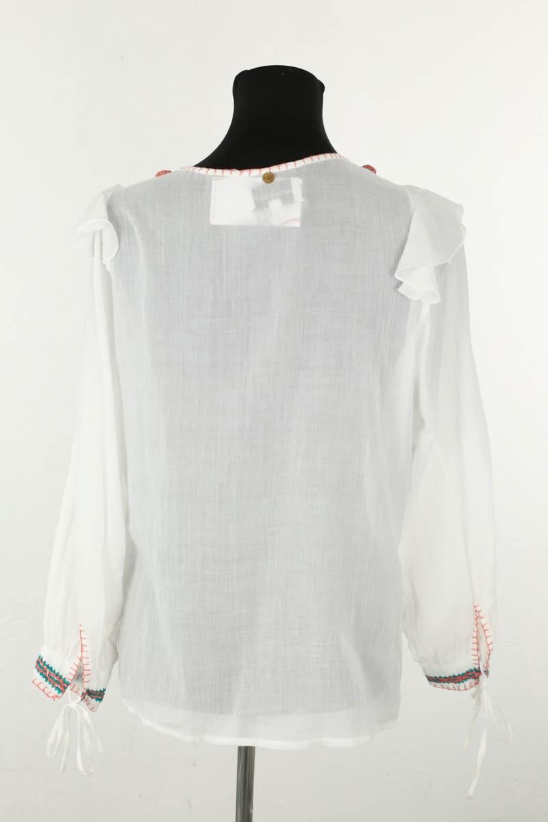 Cotton blouse ANTIK BATIK - Seconde Main White