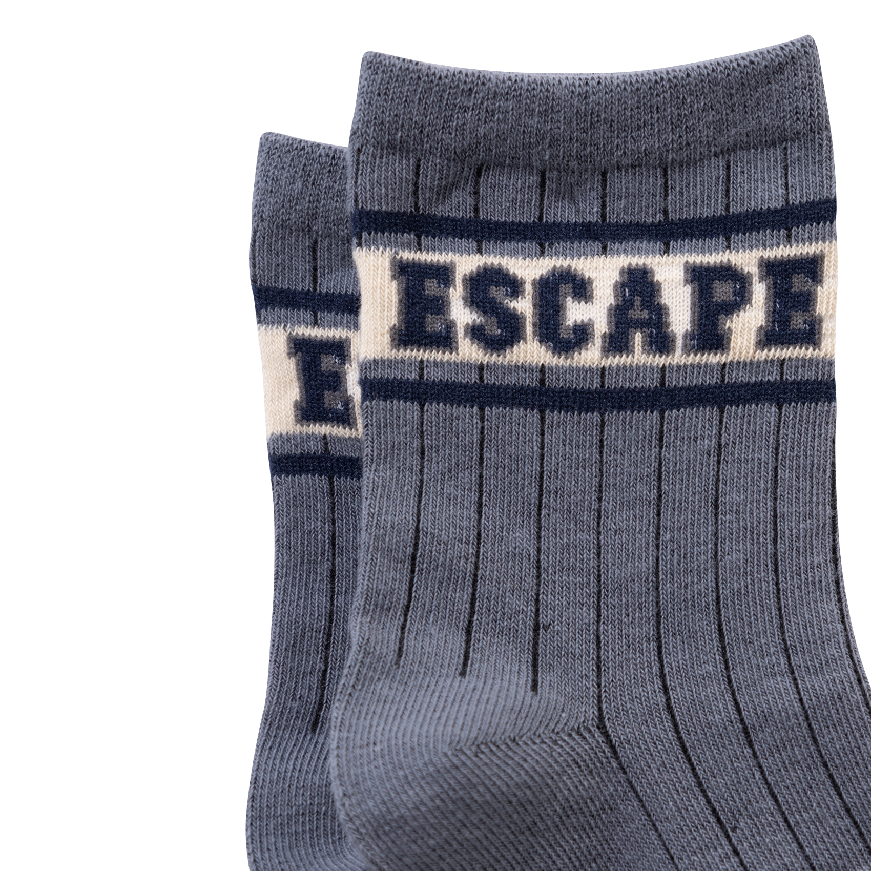 Lot de 3 paires de chaussettes en coton mélangé imprimé IKKS JUNIOR Kaki