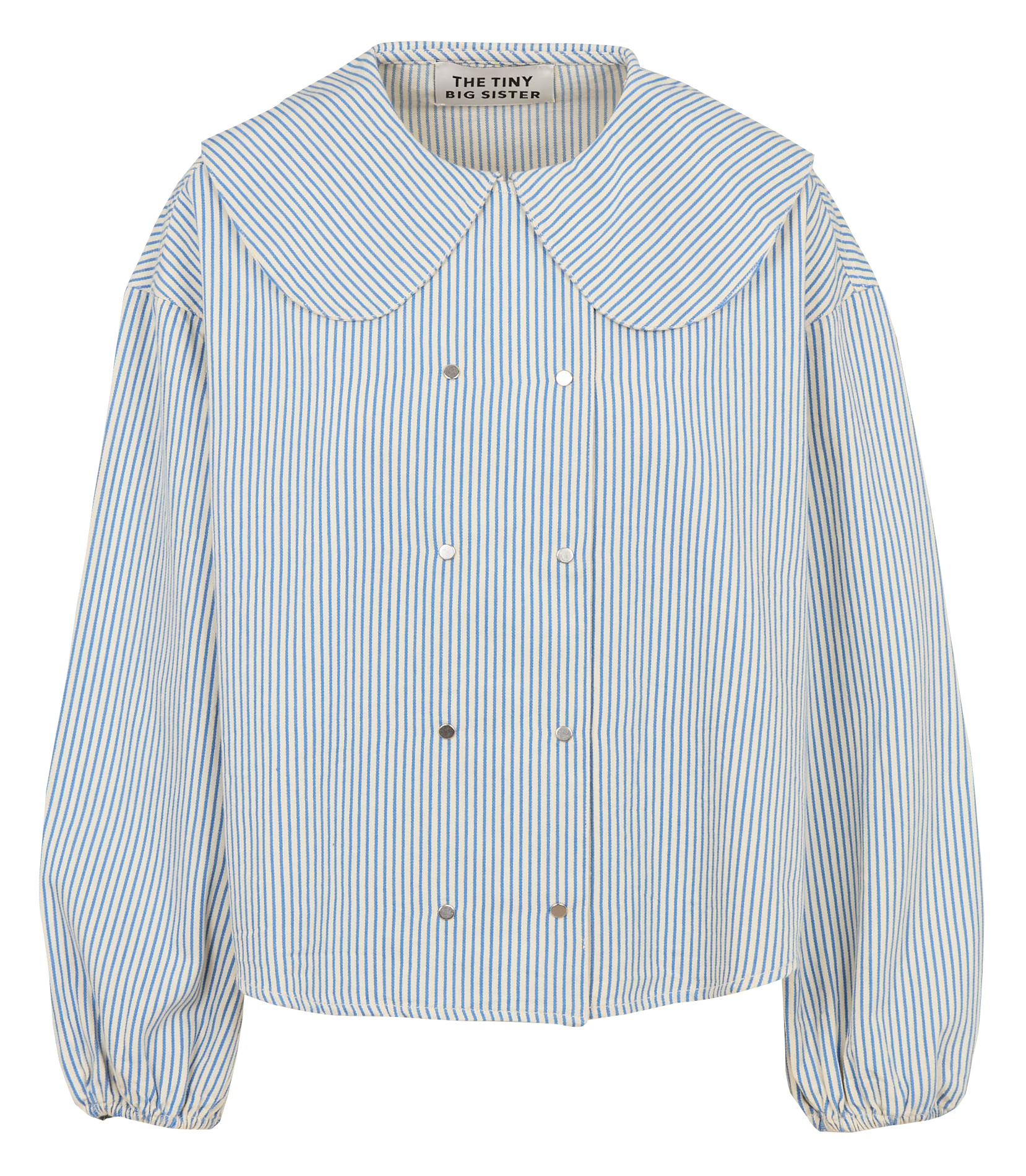 Chemise ample col claudine en coton THE TINY BIG SISTER Beige