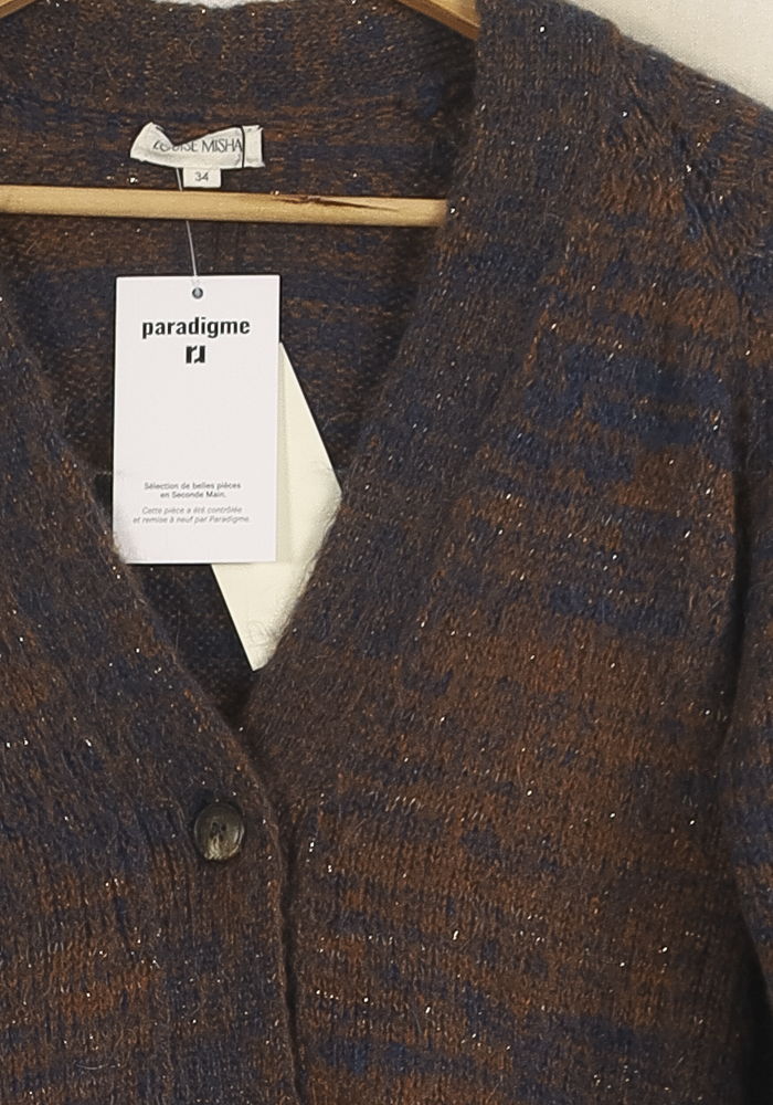 Cardigan LOUISE MISHA - Seconde Main Brown