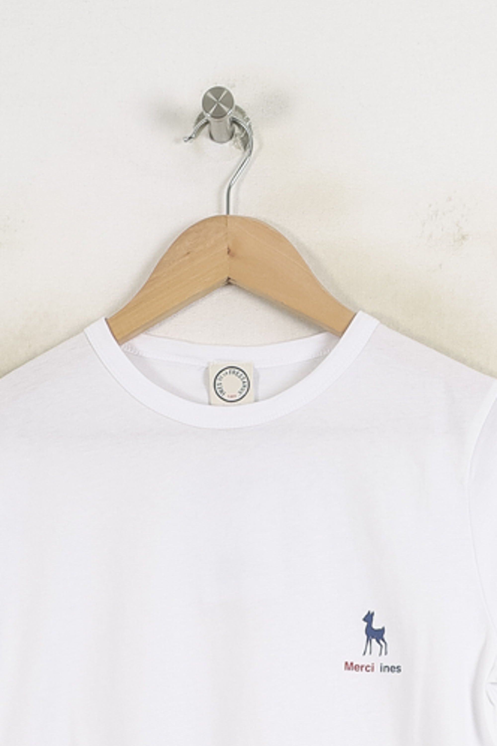 Tommy Badge T-shirt INES DE LA FRESSANGE - Seconde main White