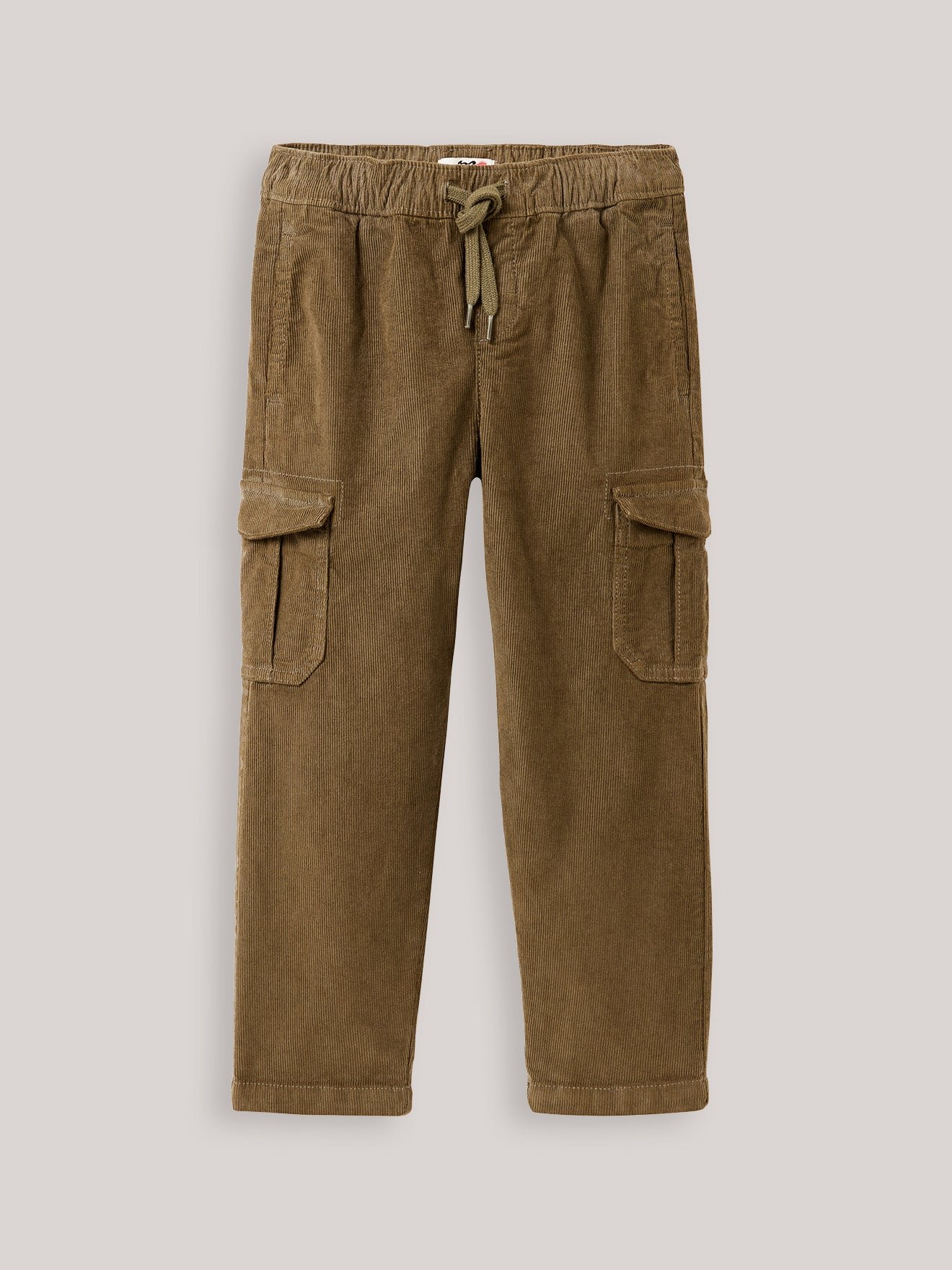 Velvet cargo pants CYRILLUS Brown