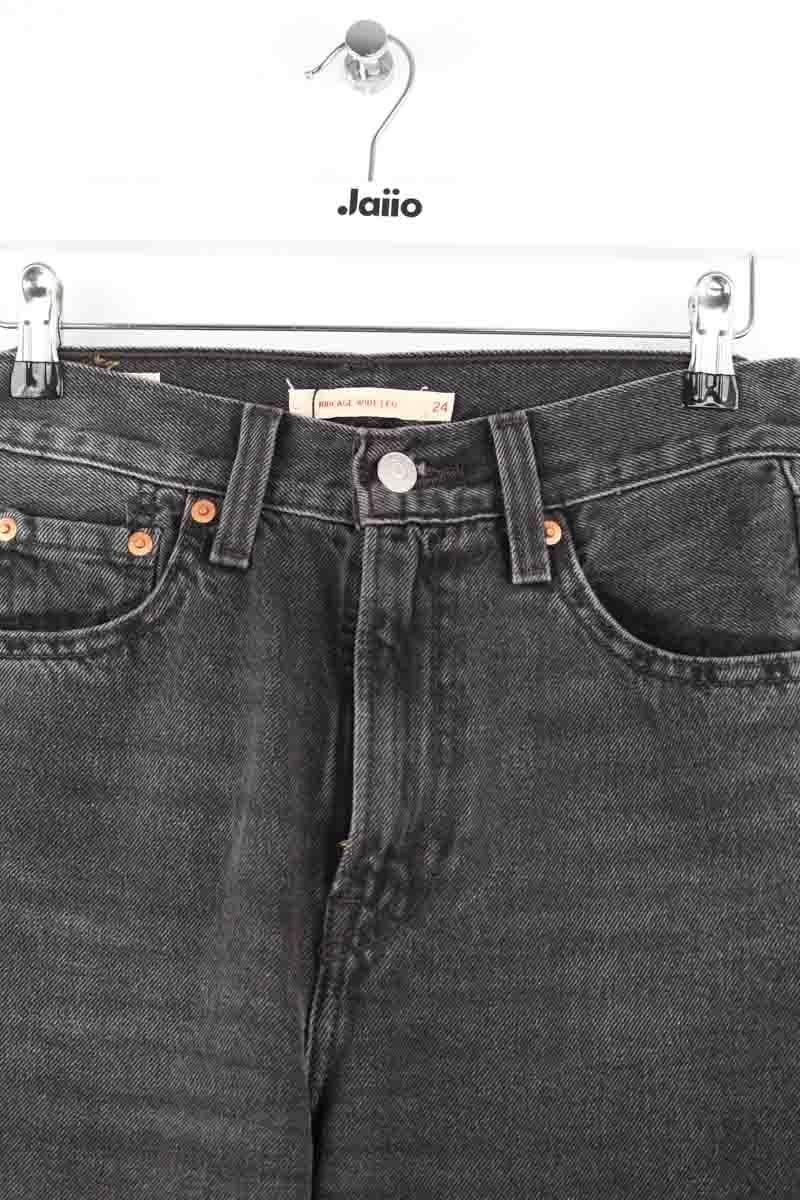 Straight cotton-blend pants LEVI'S - Seconde main Black