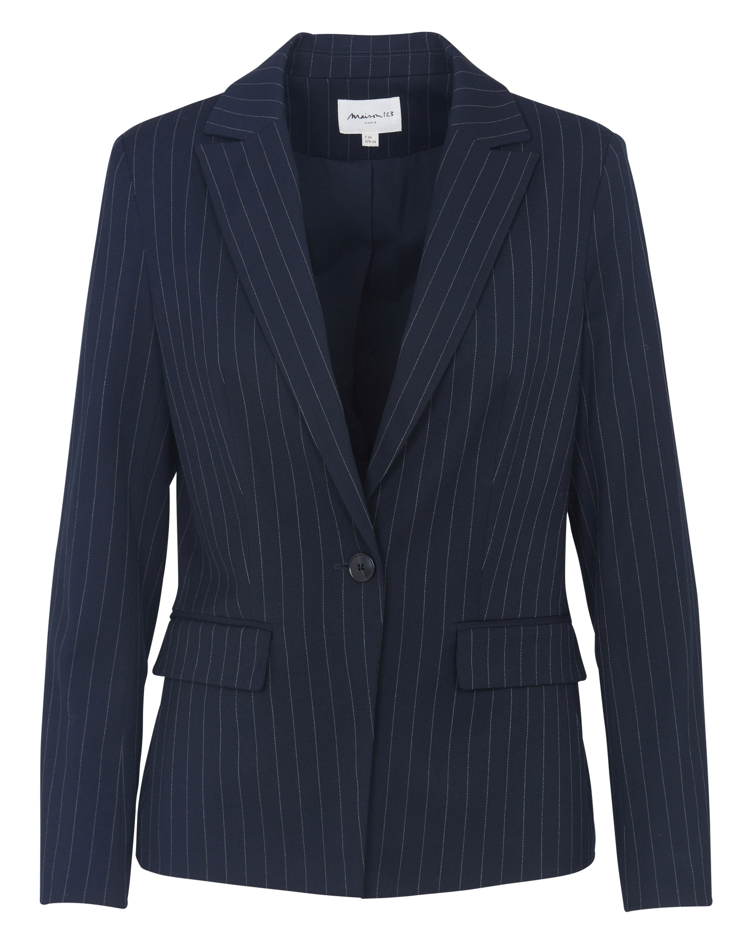 Striped suit jacket MAISON 123 Blue