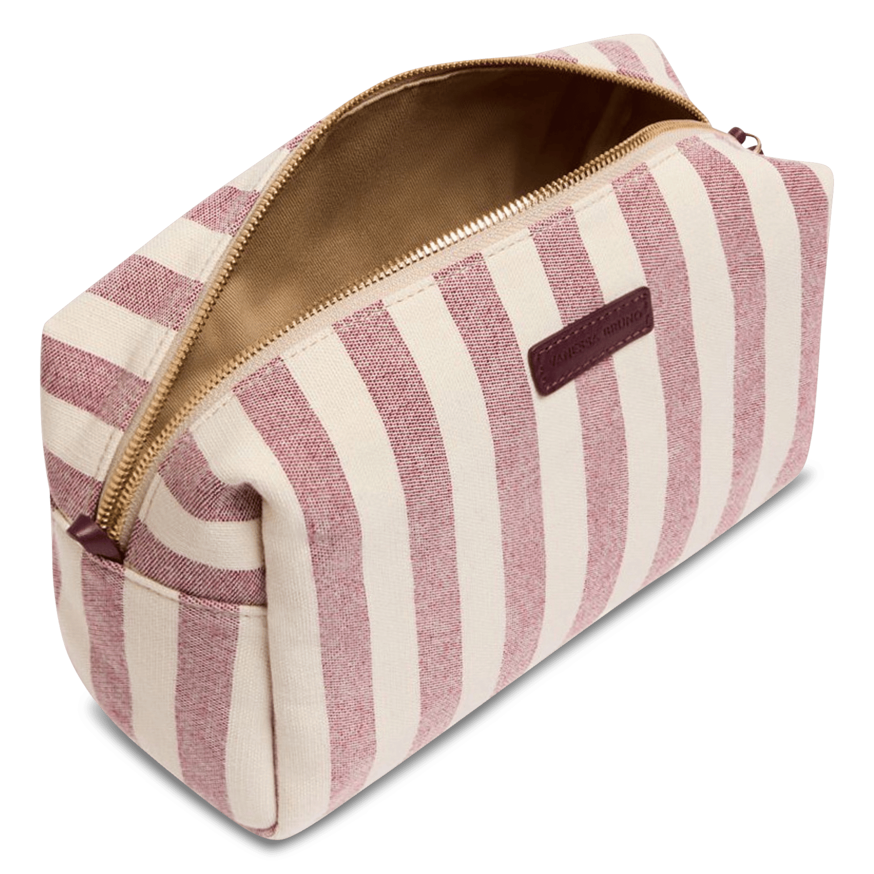 Trousse rayée en coton mélangé VANESSA BRUNO Rouge