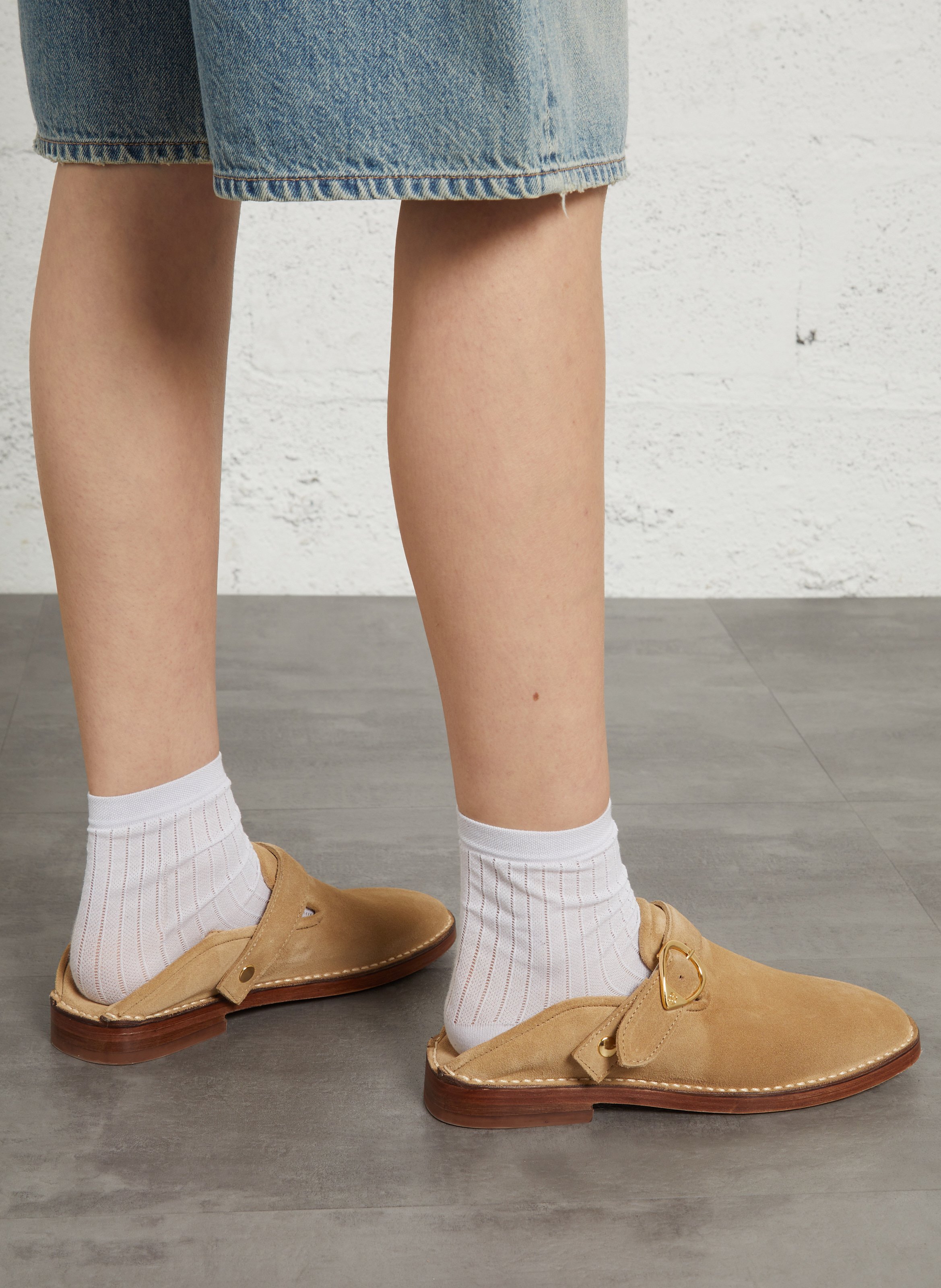 Ledermokassins SOCQUE PARIS Beige