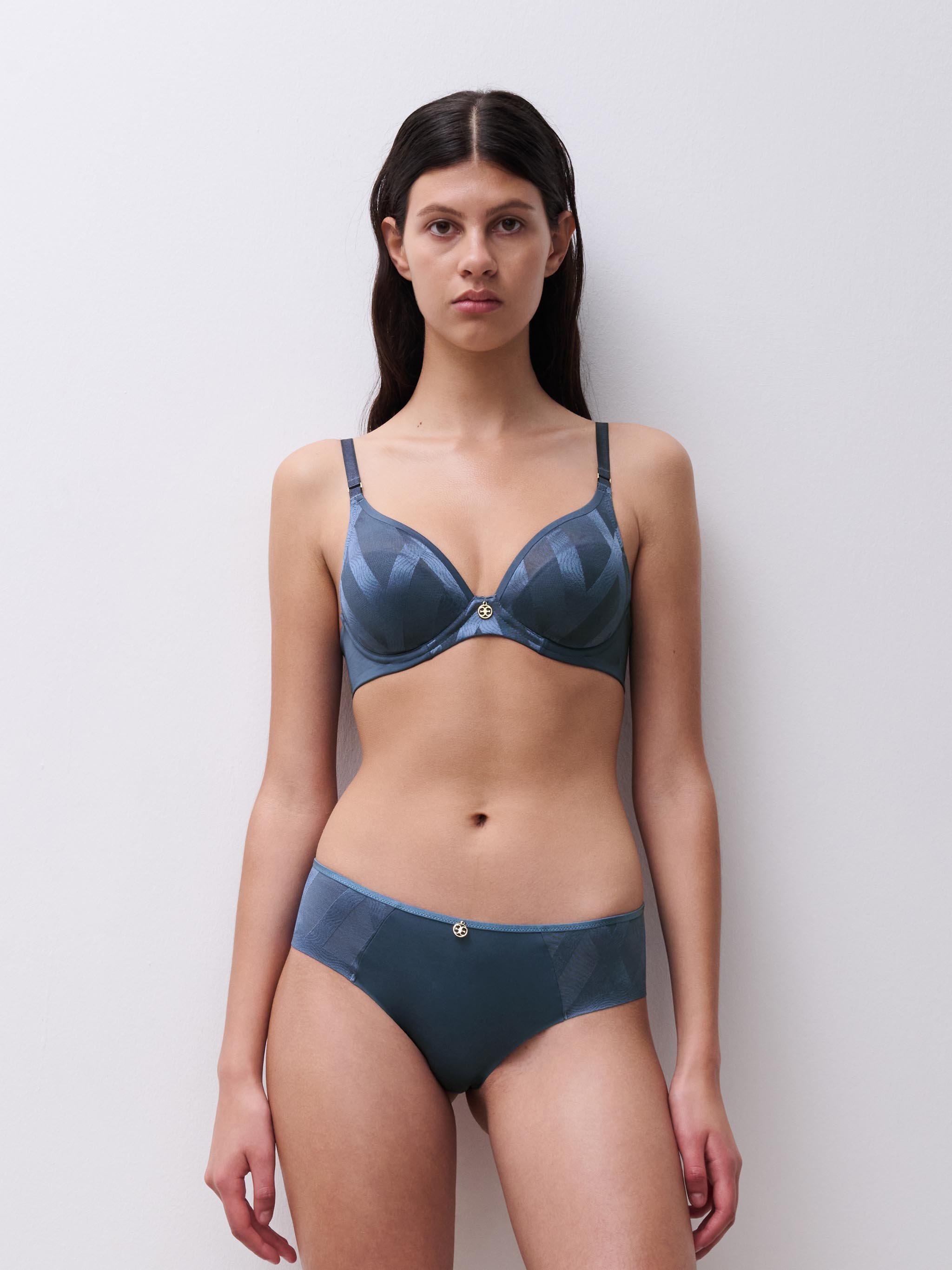 Plunge cup bra CHANTELLE Blue
