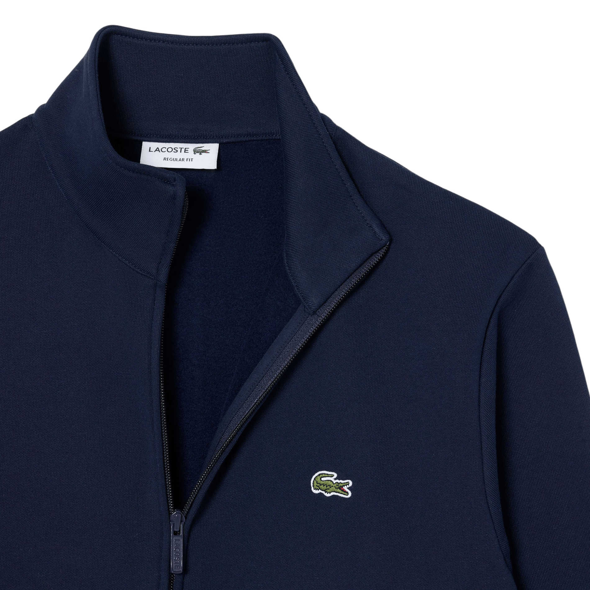 Sweatshirt aus Baumwoll-Mix mit Reißverschluss LACOSTE Blau