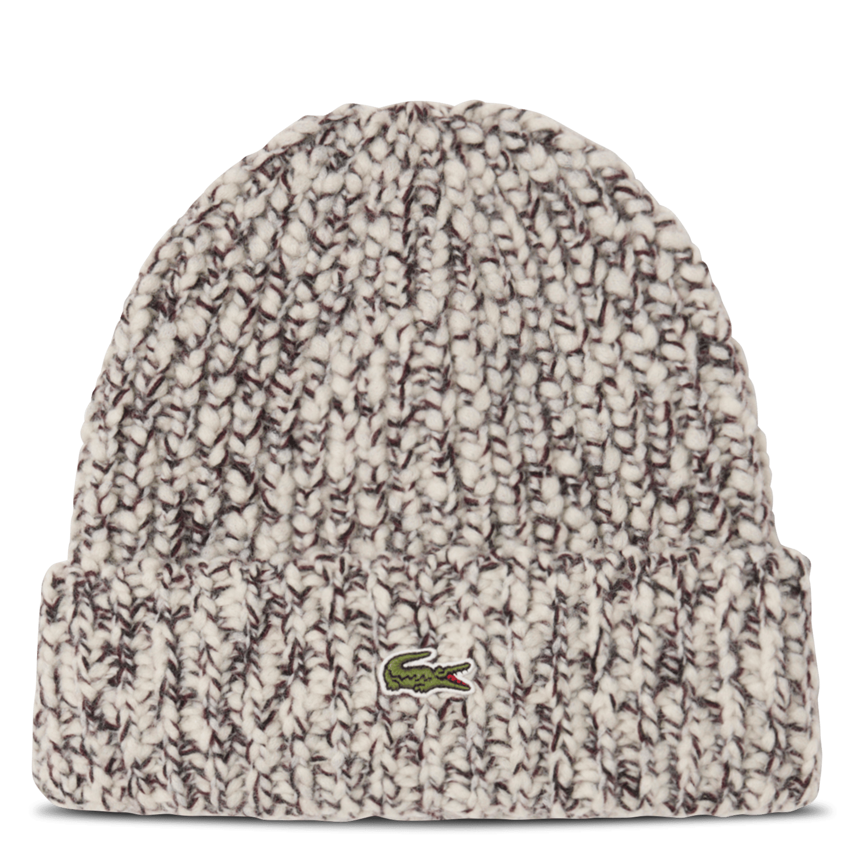 Ribbed wool-blend hat LACOSTE Multicolored