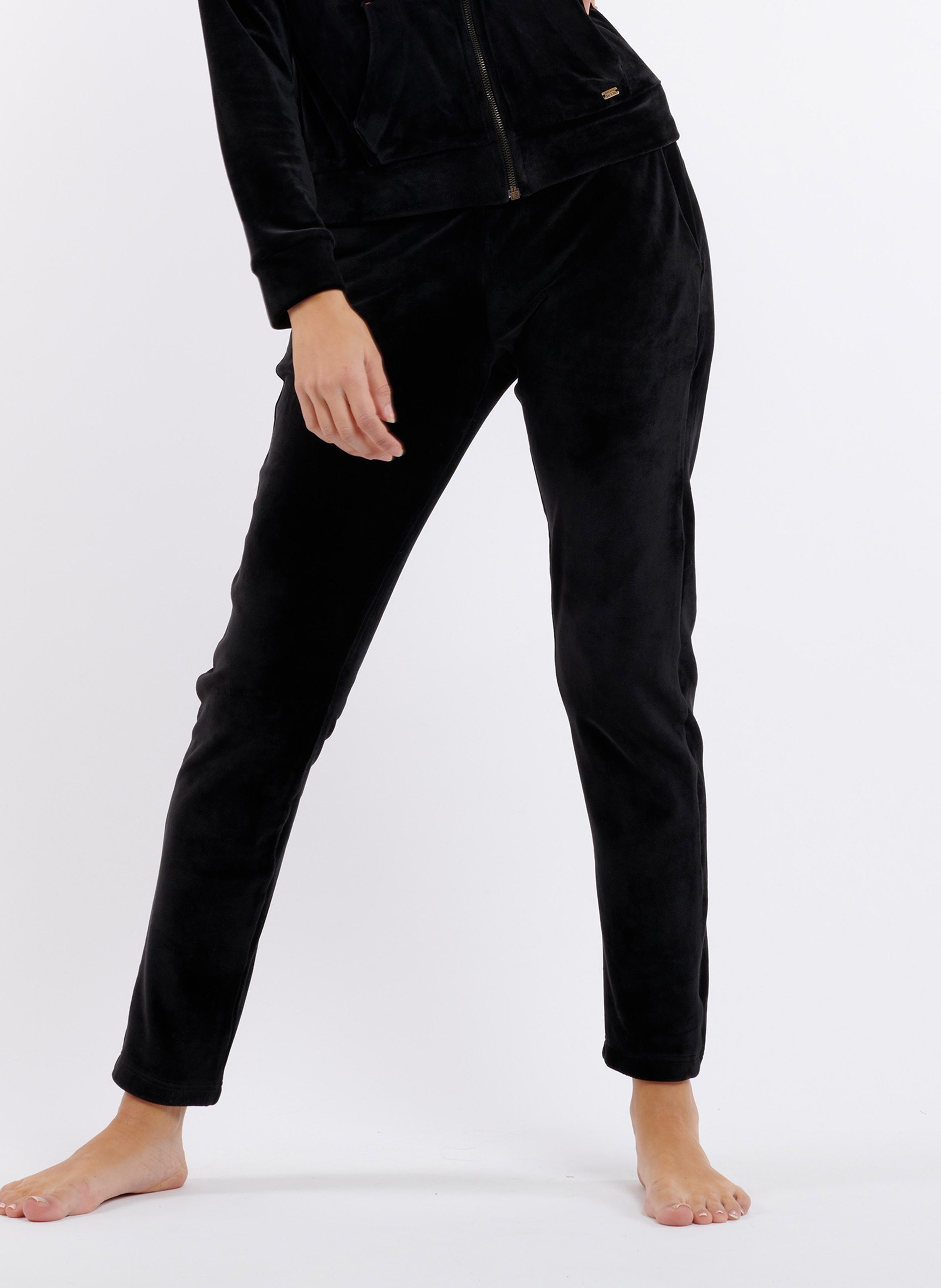 Pantalon de jogging en velours BANANA MOON Noir