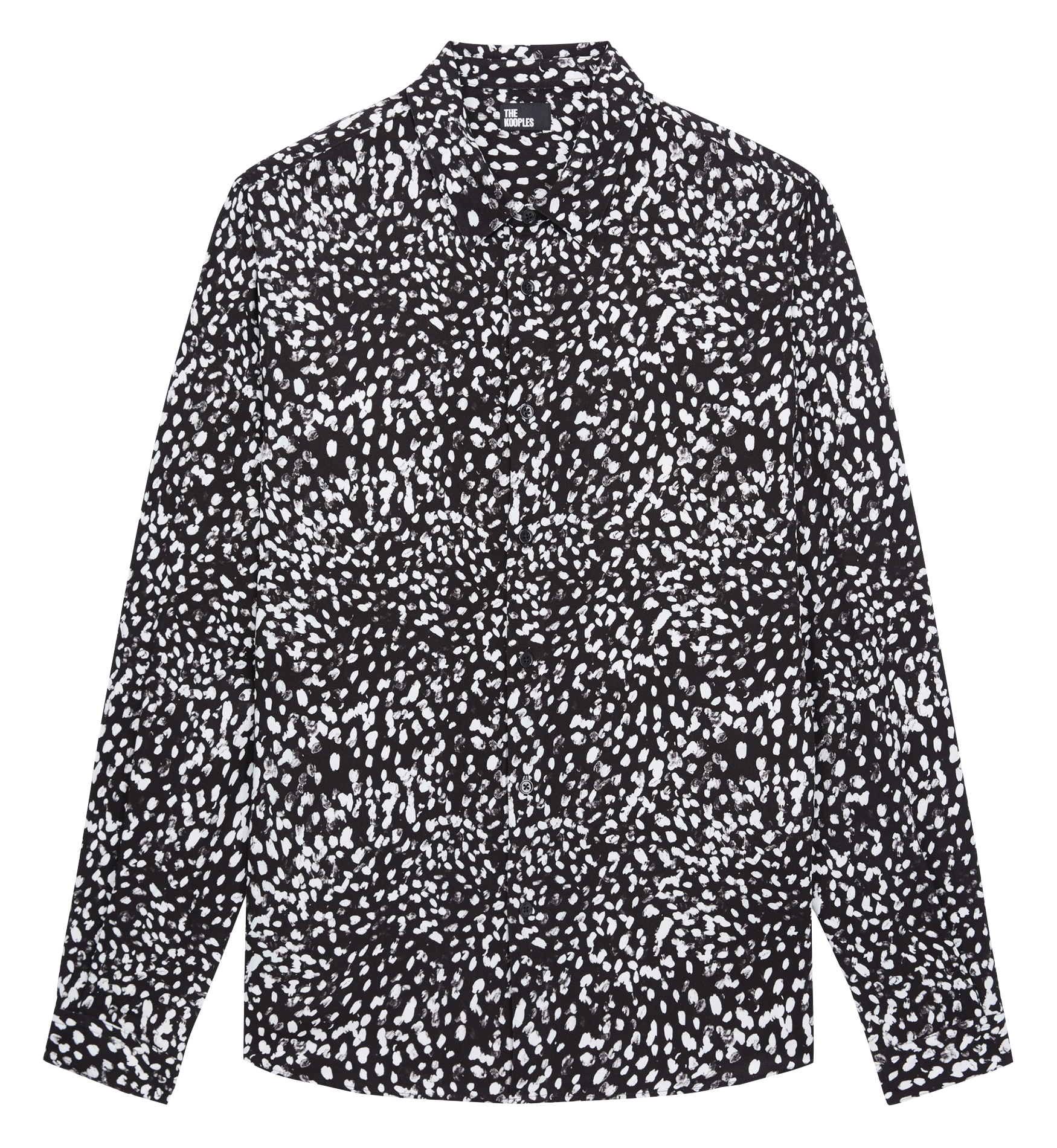 Chemise fluide regular-fit imprimée  THE KOOPLES Noir